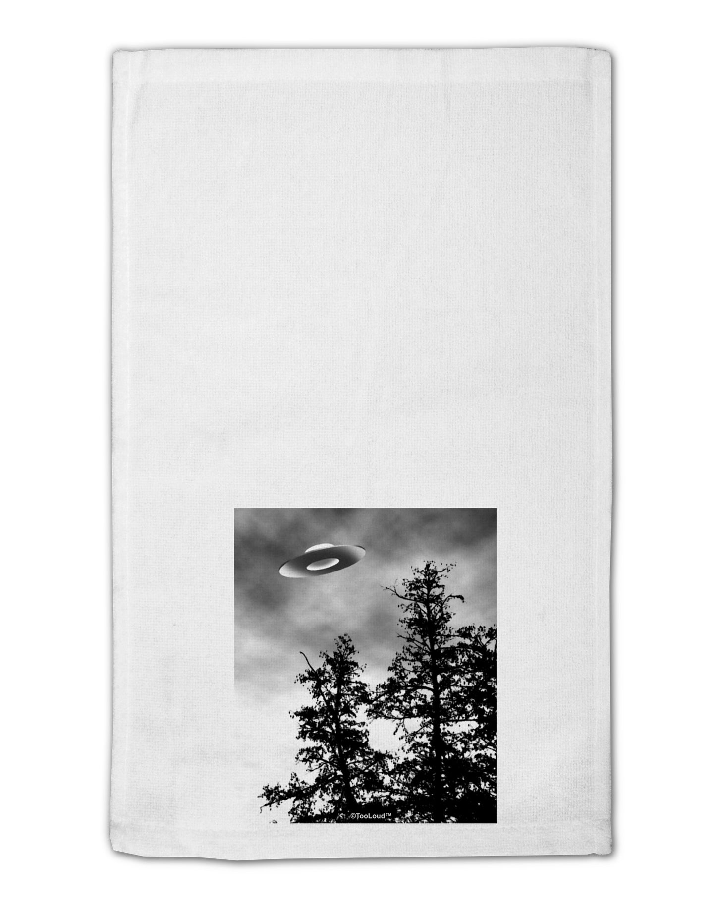 UFO Sighting - Extraterrestrial 11"x18" Dish Fingertip Towel by TooLoud-Fingertip Towel-TooLoud-White-Davson Sales