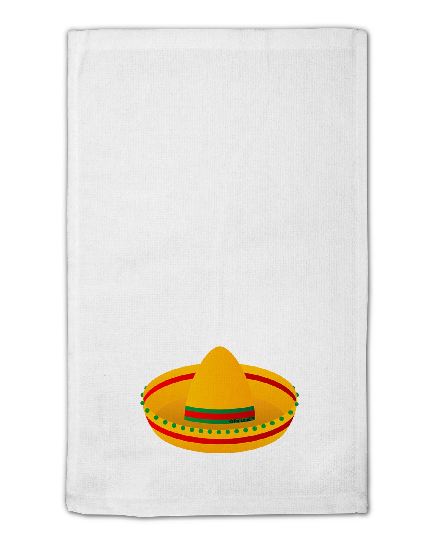 Sombrero Design 11"x18" Dish Fingertip Towel by TooLoud-Fingertip Towel-TooLoud-White-Davson Sales