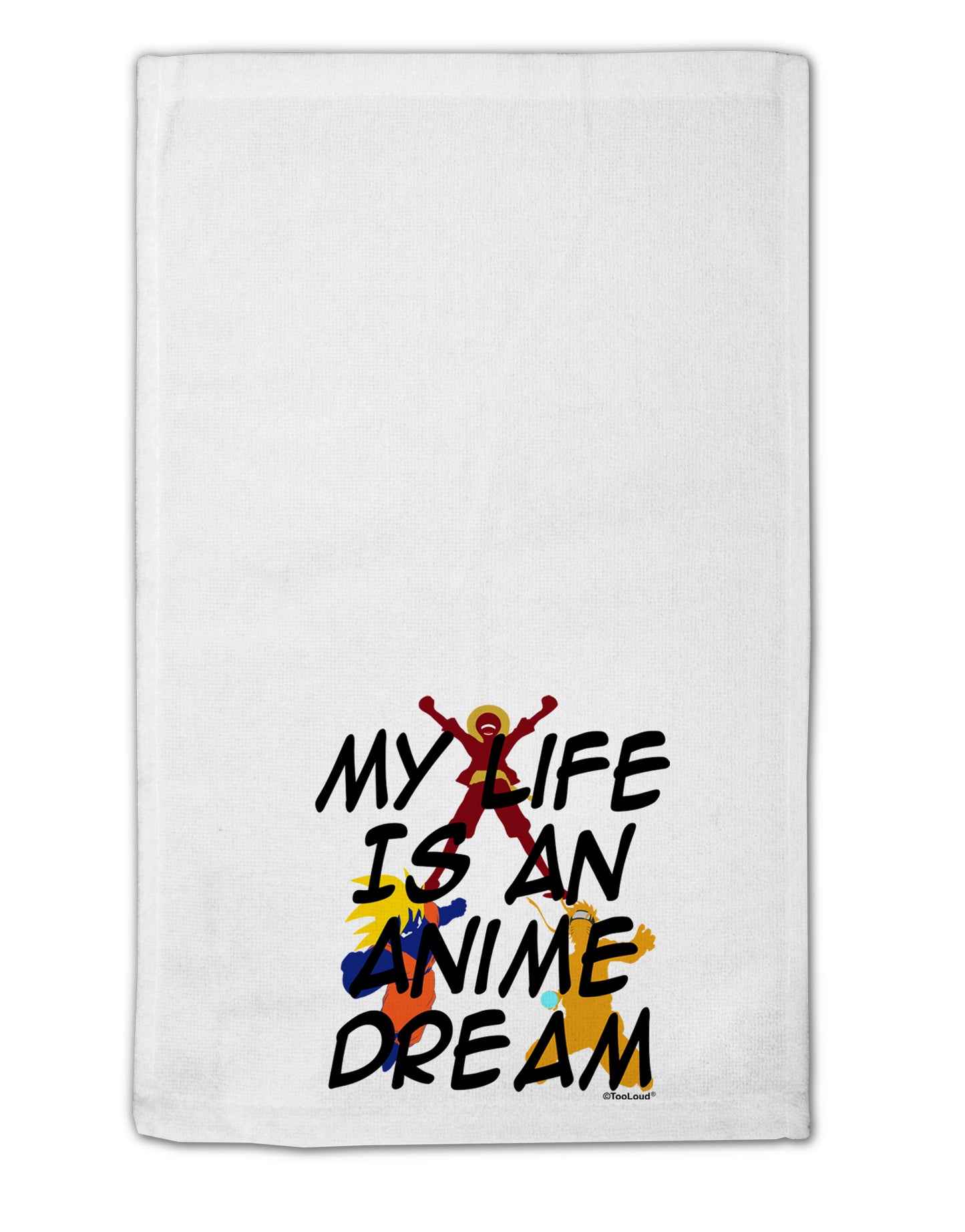 My Life Is An Anime Dream 11"x18" Dish Fingertip Towel by TooLoud-TooLoud-White-Davson Sales