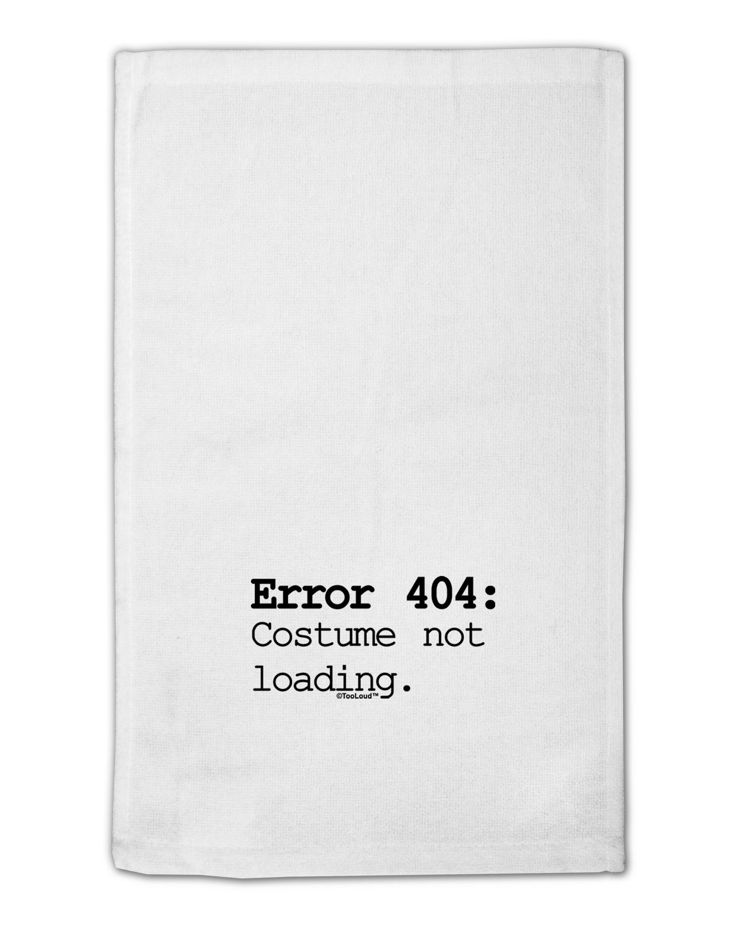 Error 404 Costume 11"x18" Dish Fingertip Towel-Fingertip Towel-TooLoud-White-Davson Sales