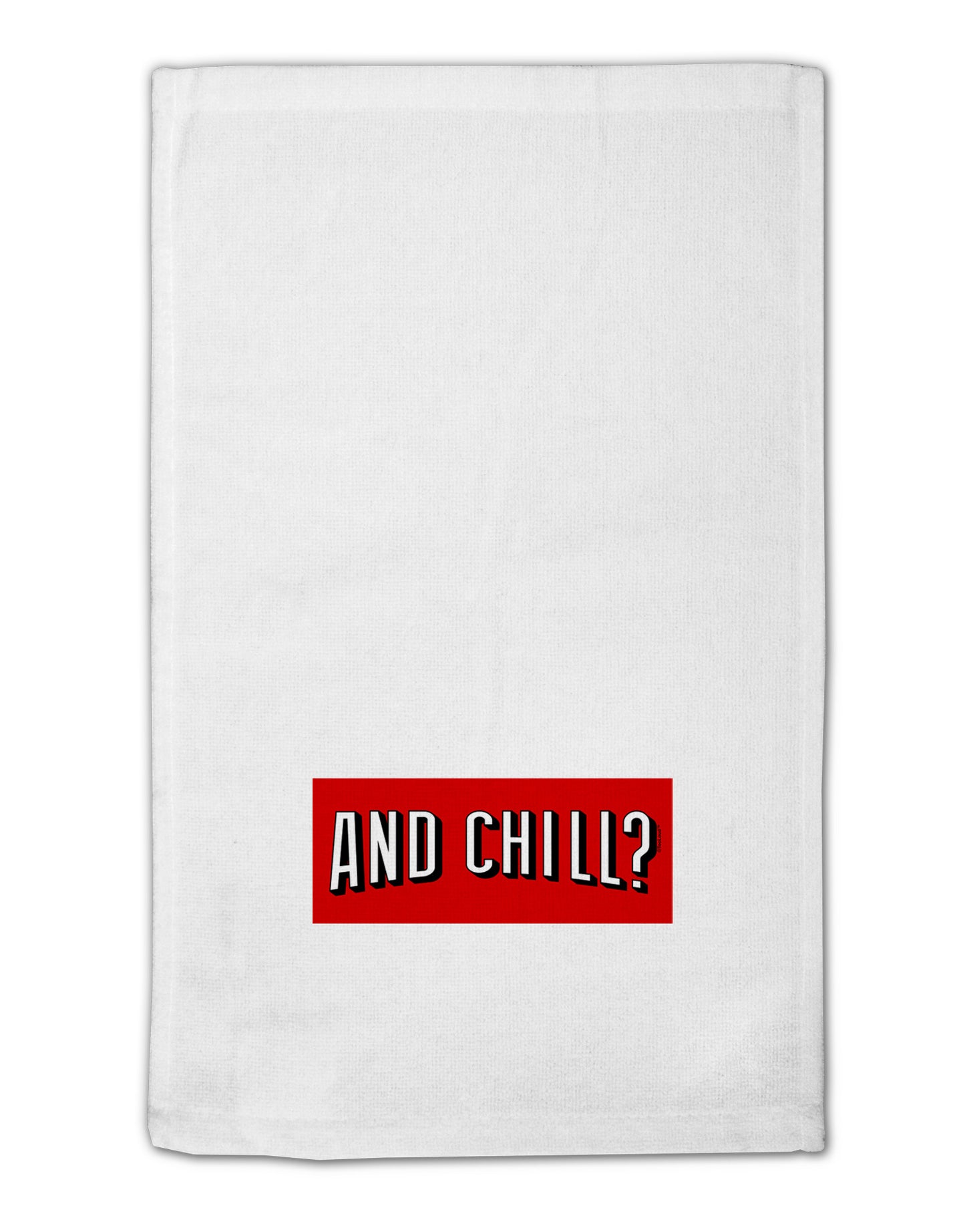 And Chill 11"x18" Dish Fingertip Towel-Fingertip Towel-TooLoud-White-Davson Sales