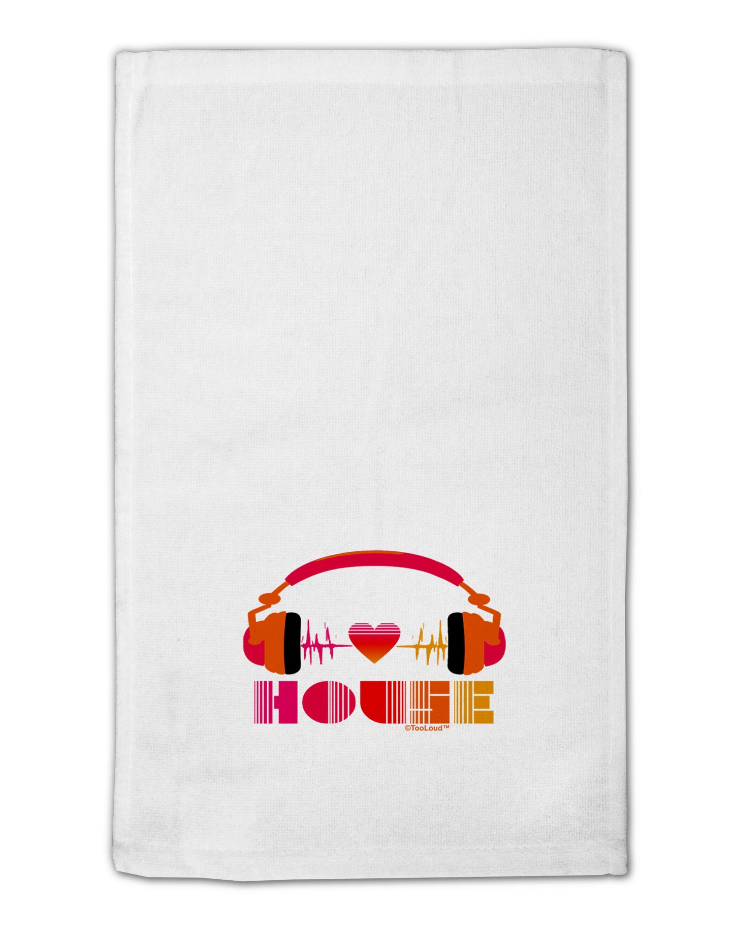 Heart House 11"x18" Dish Fingertip Towel-Fingertip Towel-TooLoud-White-Davson Sales