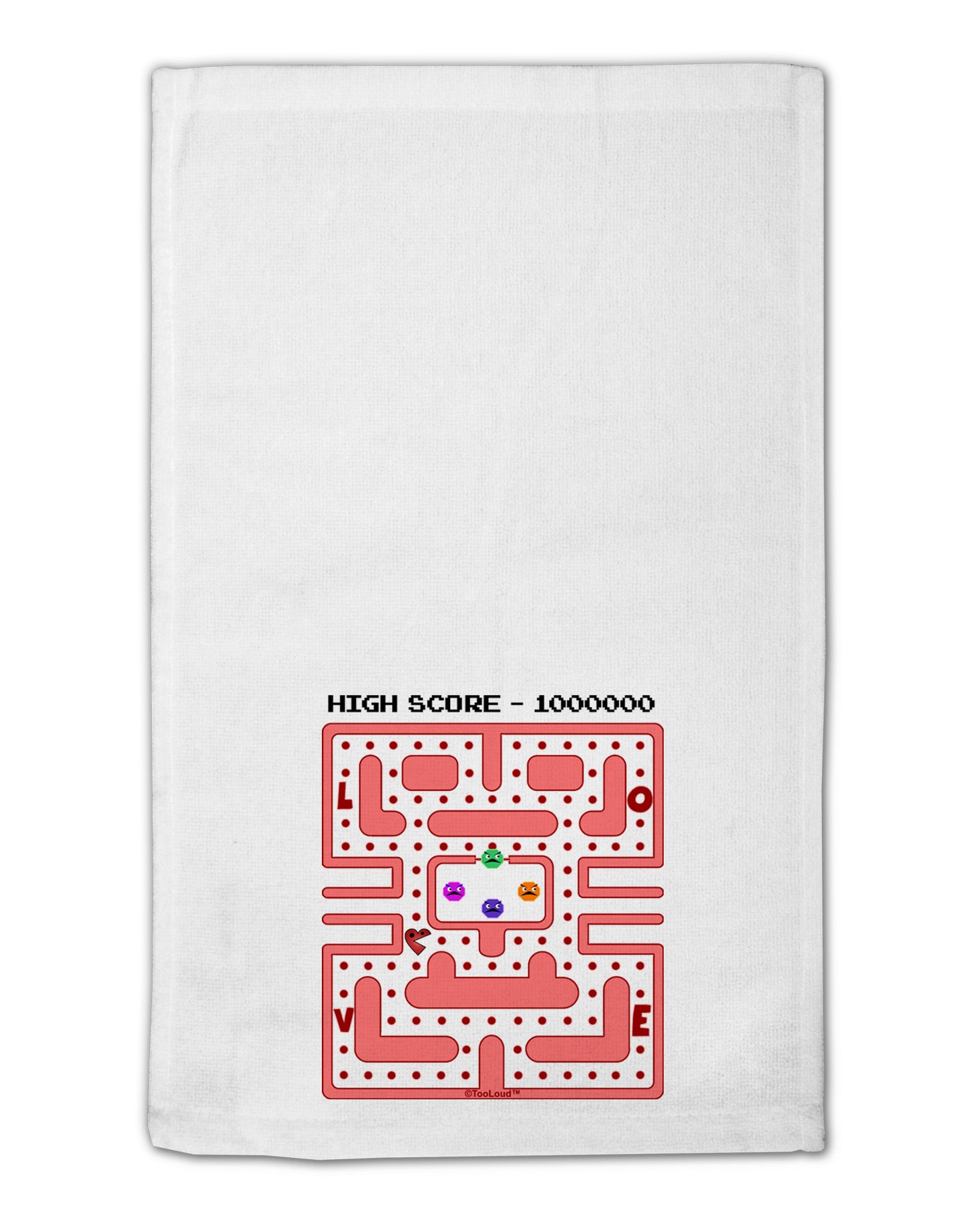 Retro Heart Man 11"x18" Dish Fingertip Towel-Fingertip Towel-TooLoud-White-Davson Sales