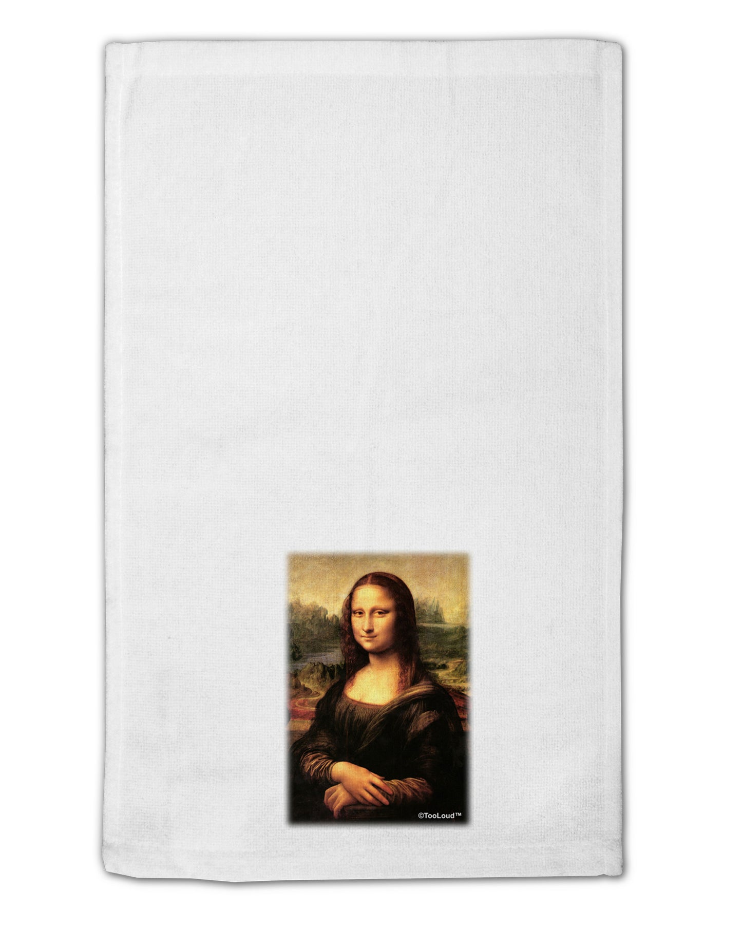 Mona Painting 11"x18" Dish Fingertip Towel-Fingertip Towel-TooLoud-White-Davson Sales