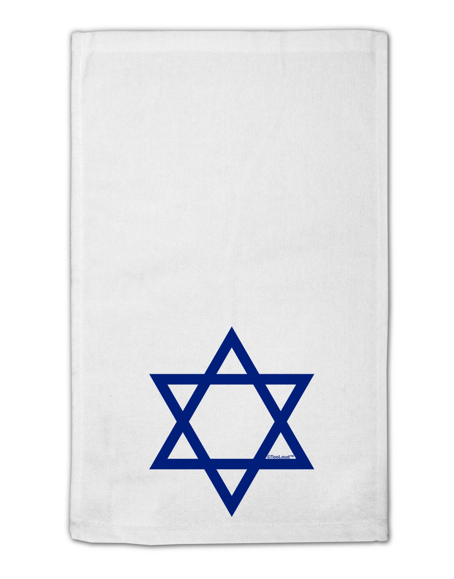 Jewish Star of David 11"x18" Dish Fingertip Towel by TooLoud-Fingertip Towel-TooLoud-White-Davson Sales