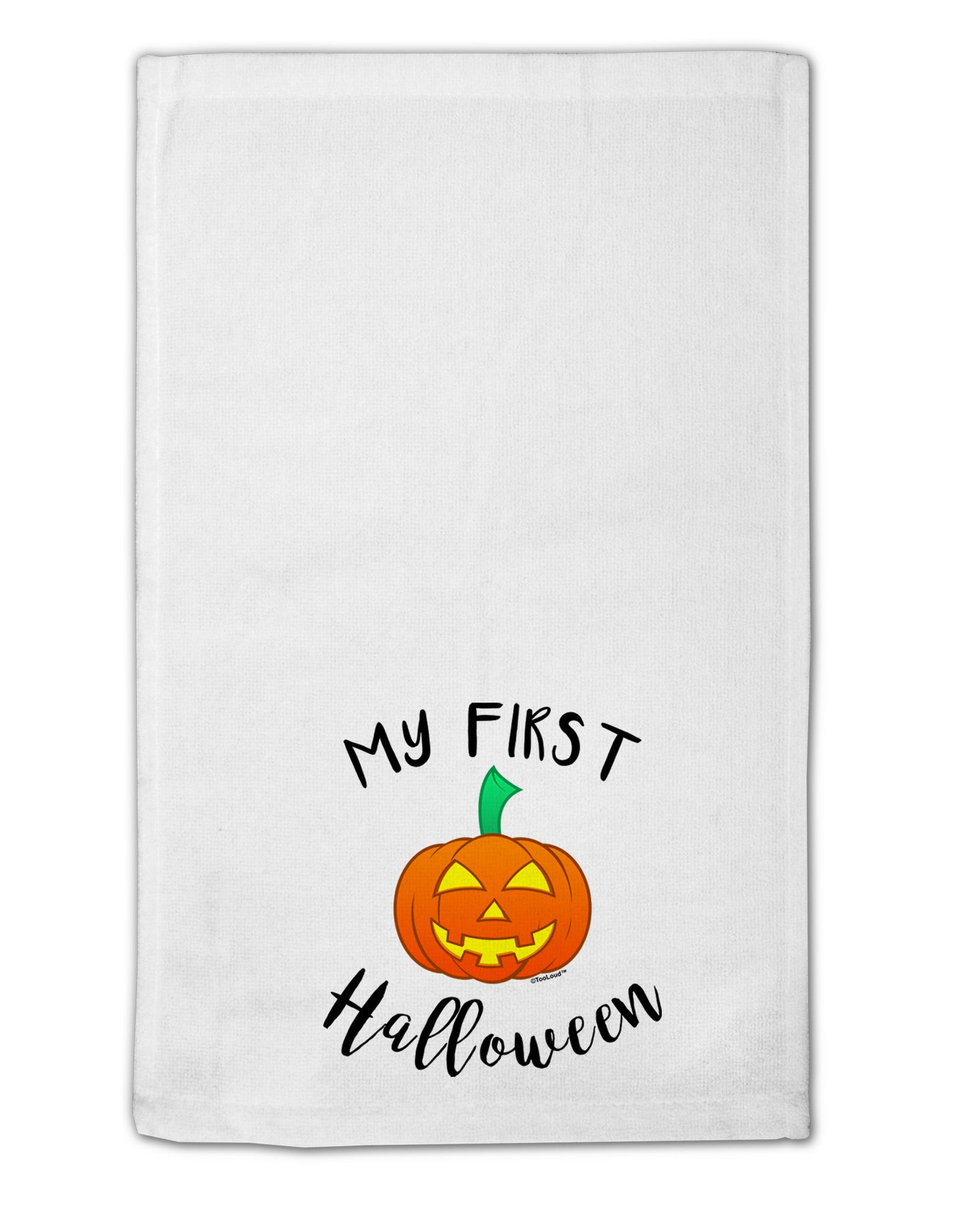 My First Halloween 11"x18" Dish Fingertip Towel by TooLoud-Fingertip Towel-TooLoud-White-Davson Sales