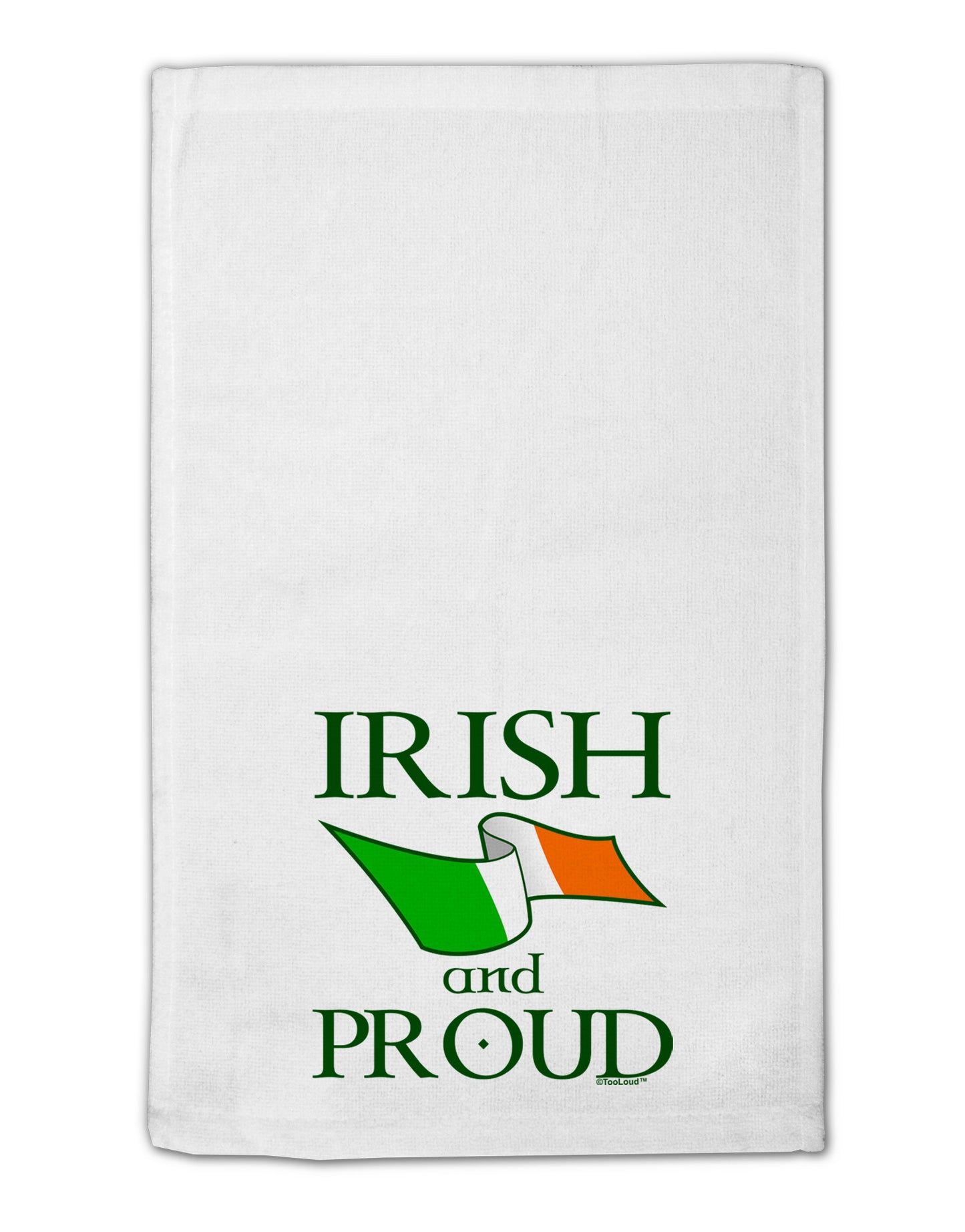 Irish and Proud 11"x18" Dish Fingertip Towel-Fingertip Towel-TooLoud-White-Davson Sales