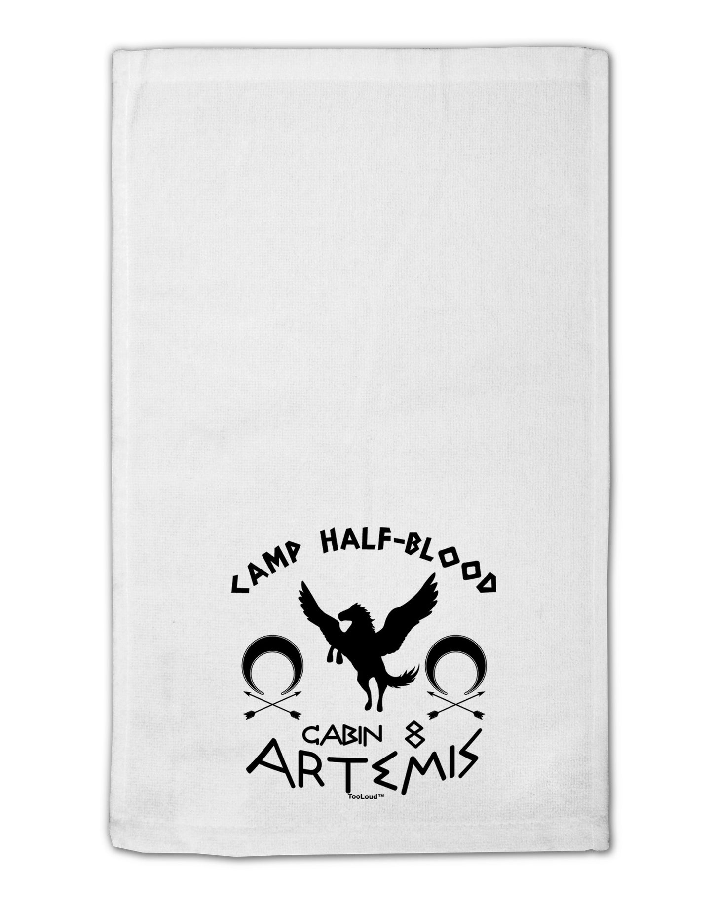 Camp Half Blood Cabin 8 Artemis 11"x18" Dish Fingertip Towel by TooLoud-Fingertip Towel-TooLoud-White-Davson Sales
