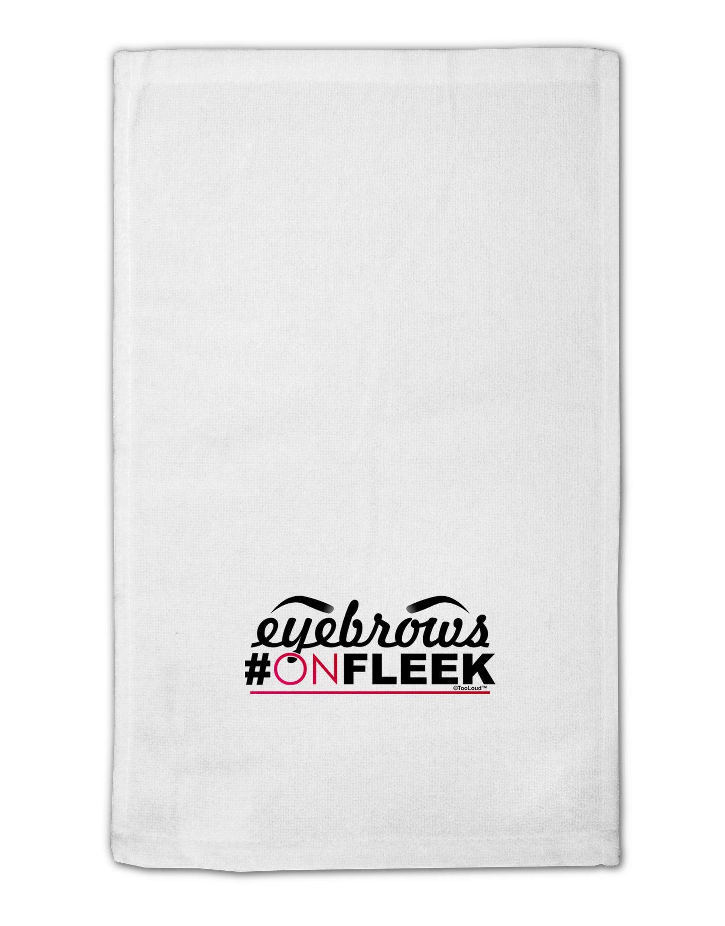 Eyebrows On Fleek 11"x18" Dish Fingertip Towel-Fingertip Towel-TooLoud-White-Davson Sales