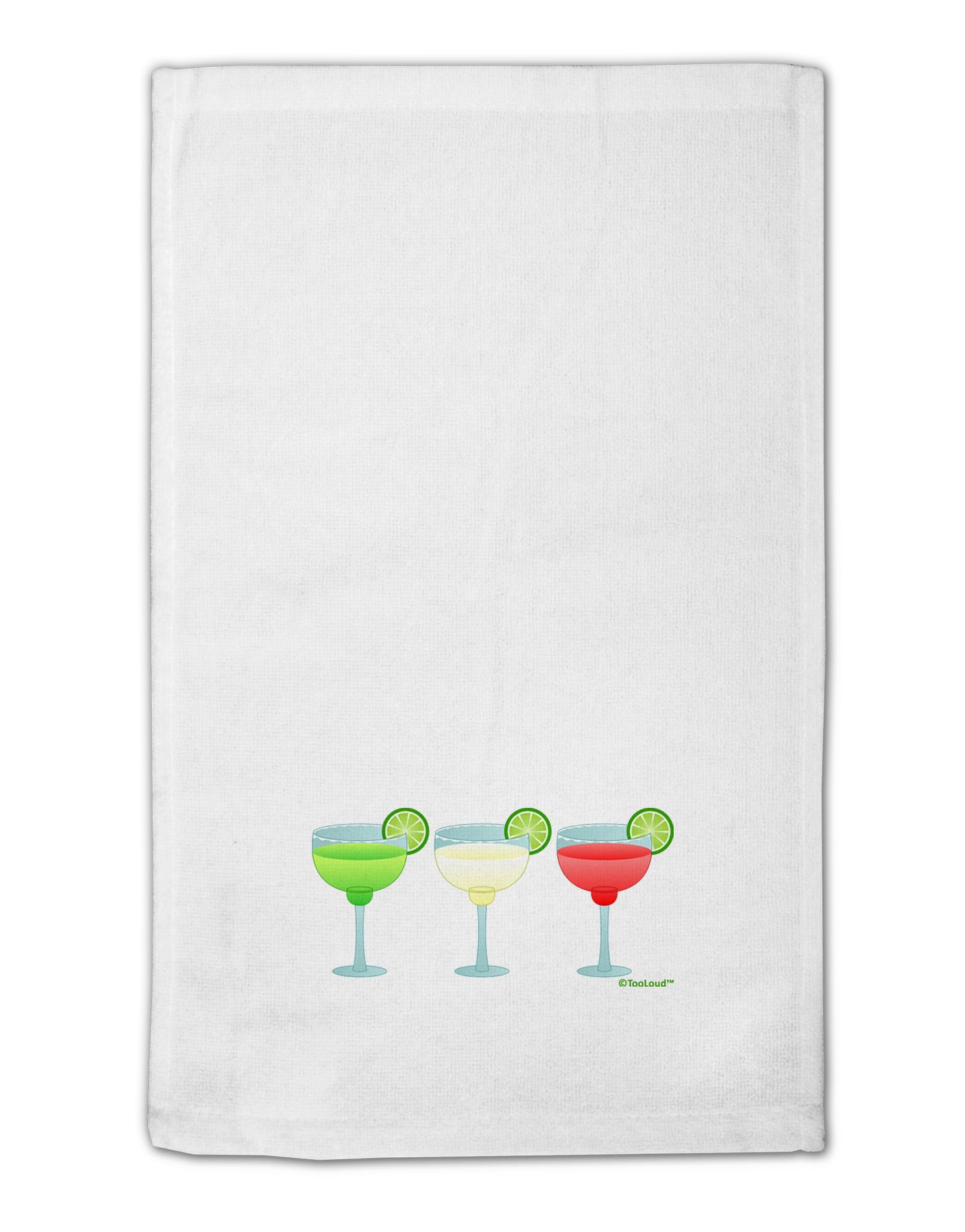Margaritas - Mexican Flag Colors - Cinco de Mayo 11"x18" Dish Fingertip Towel by TooLoud-Fingertip Towel-TooLoud-White-Davson Sales