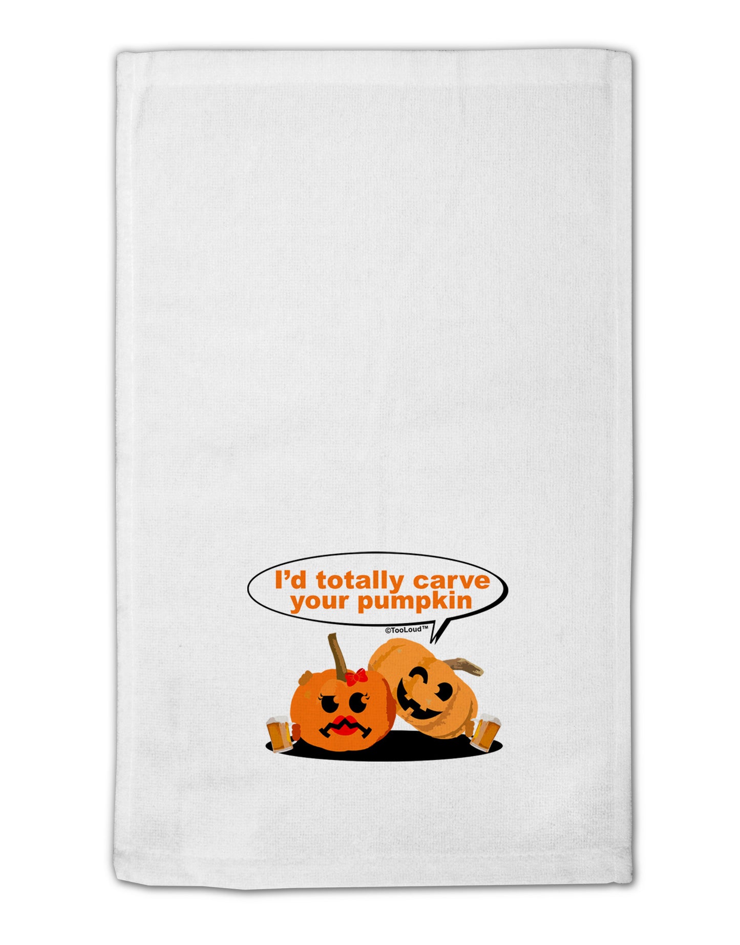 Carve your pumpkin 11"x18" Dish Fingertip Towel-Fingertip Towel-TooLoud-White-Davson Sales
