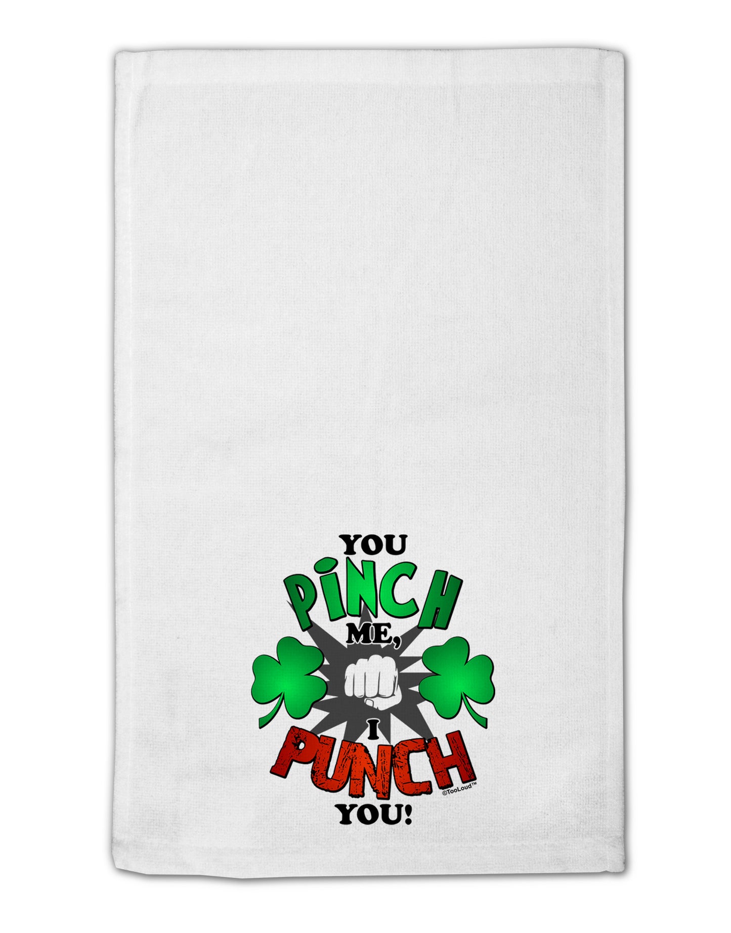 You Pinch Me I Punch You 11"x18" Dish Fingertip Towel-Fingertip Towel-TooLoud-White-Davson Sales