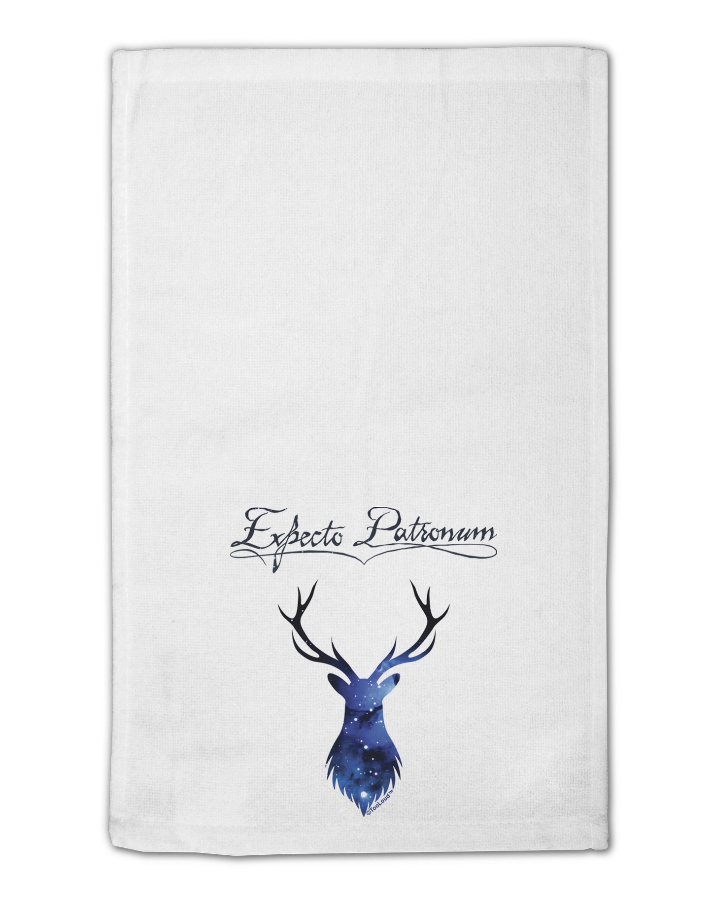 Expecto Patronum Space Stag 11"x18" Dish Fingertip Towel-Fingertip Towel-TooLoud-White-Davson Sales