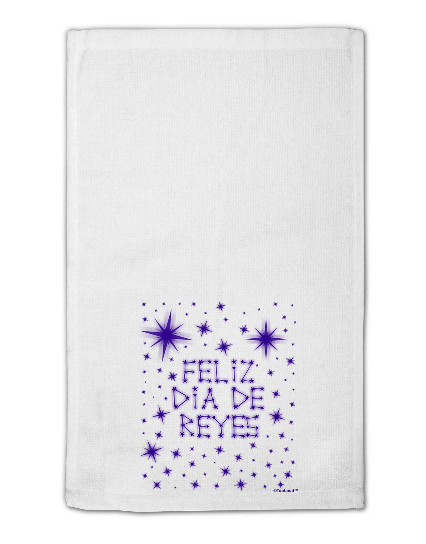 Feliz Dia de Reyes - Estrellas Brillantes 11"x18" Dish Fingertip Towel by TooLoud-Fingertip Towel-TooLoud-White-Davson Sales