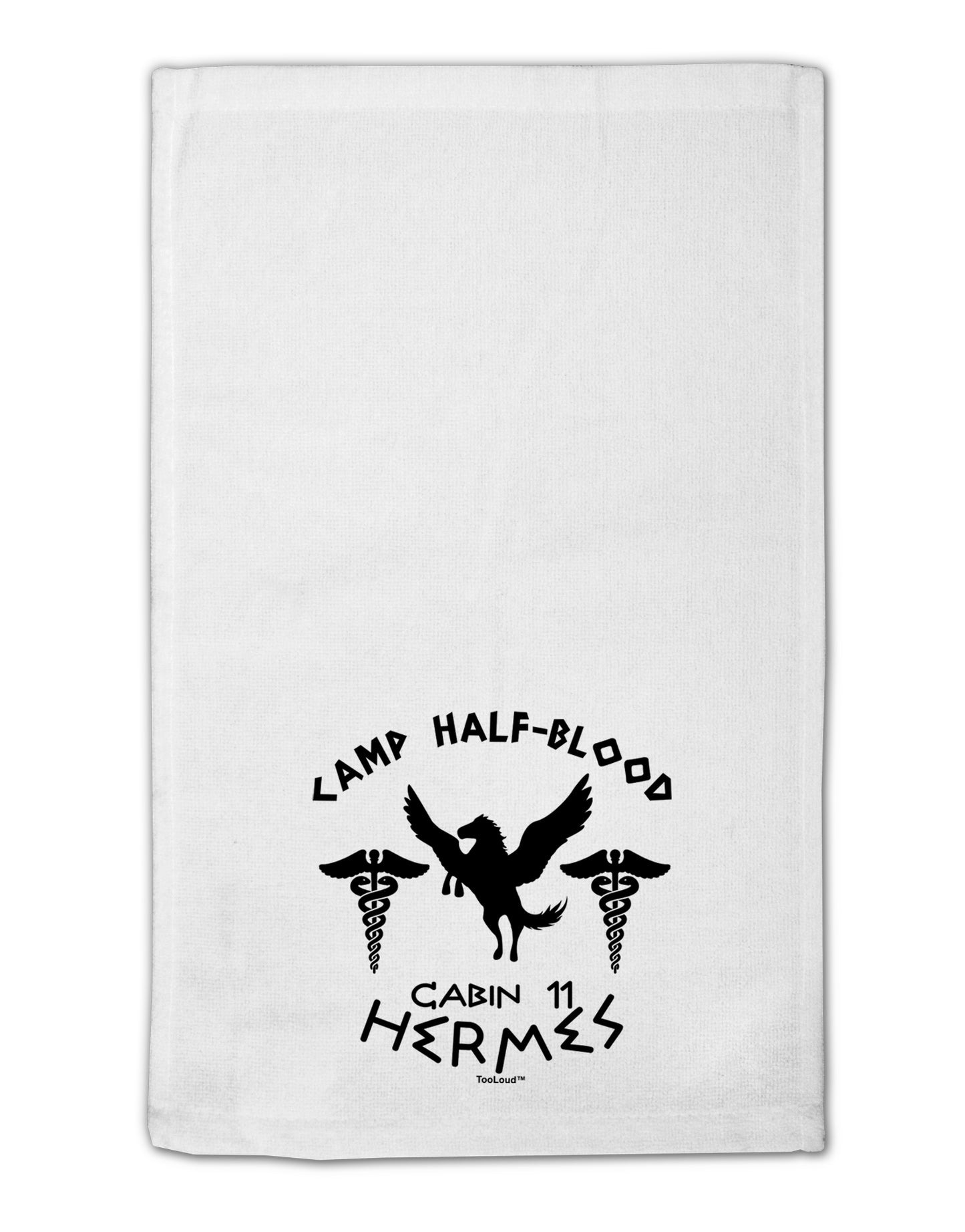 Camp Half Blood Cabin 11 Hermes 11"x18" Dish Fingertip Towel by TooLoud-Fingertip Towel-TooLoud-White-Davson Sales