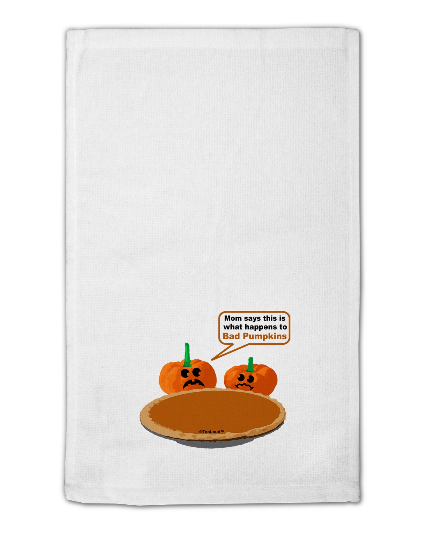 Bad Pumpkins 11"x18" Dish Fingertip Towel-Fingertip Towel-TooLoud-White-Davson Sales