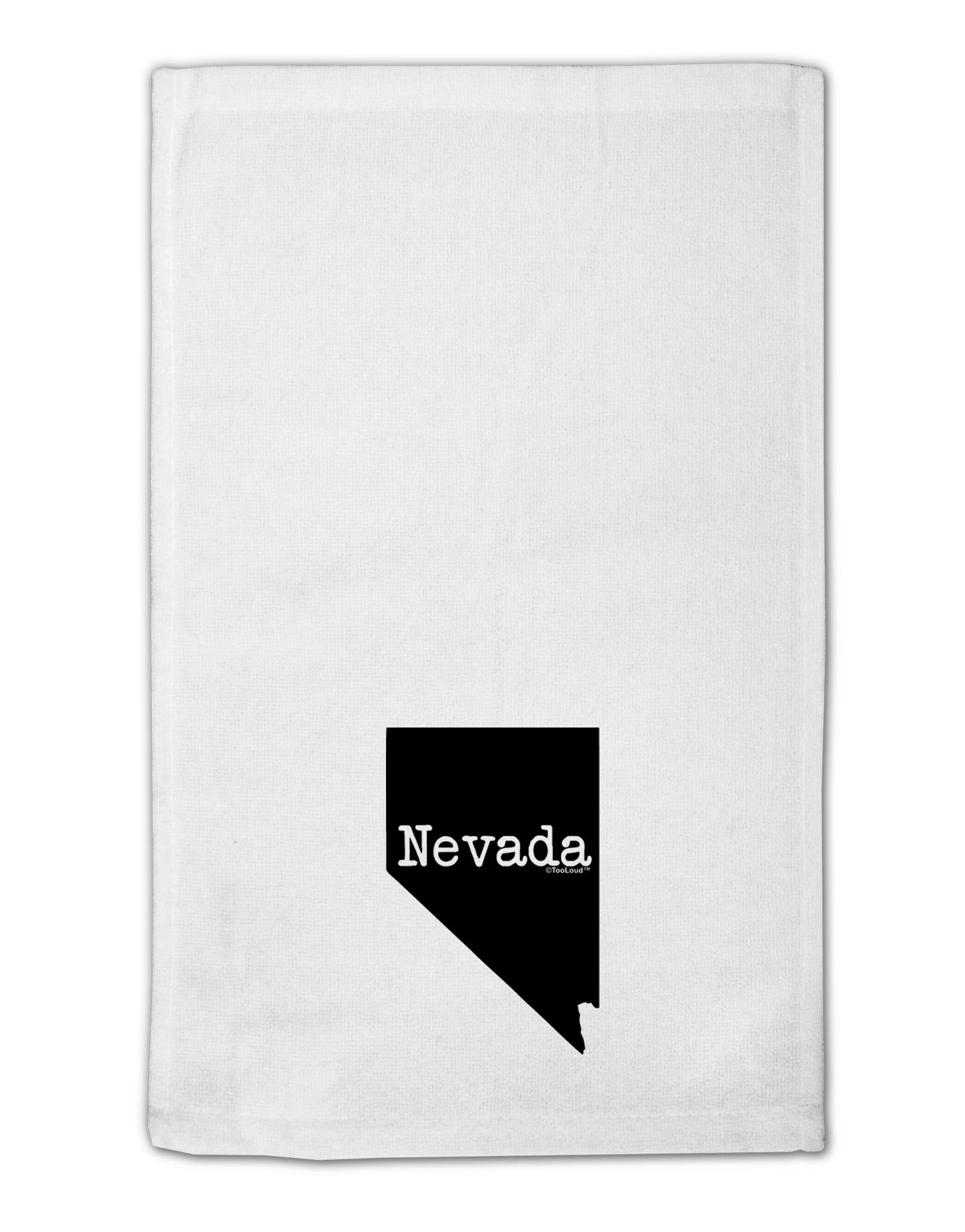 Nevada - United States Shape 11"x18" Dish Fingertip Towel by TooLoud-Fingertip Towel-TooLoud-White-Davson Sales