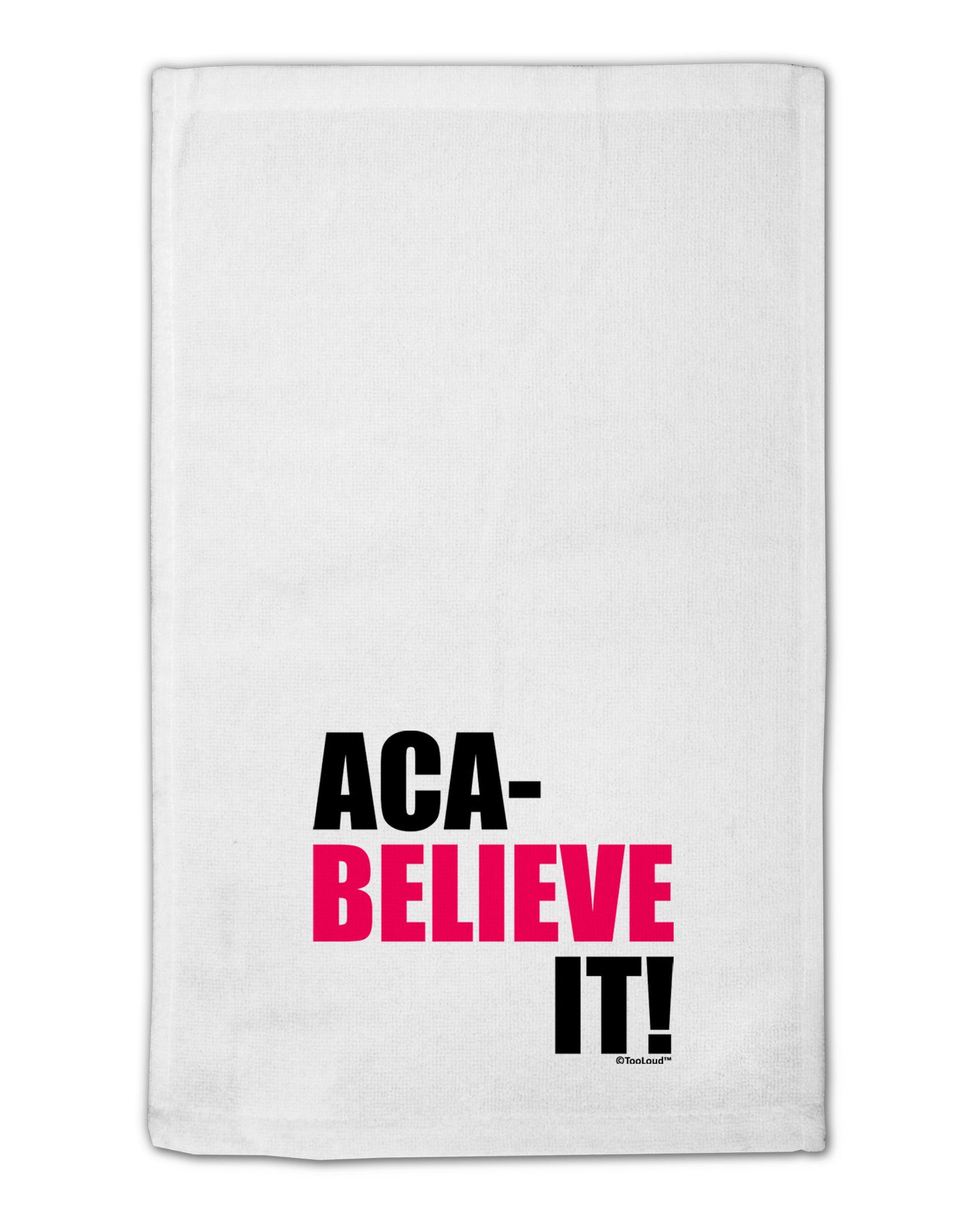 Aca Believe It 11"x18" Dish Fingertip Towel-Fingertip Towel-TooLoud-White-Davson Sales