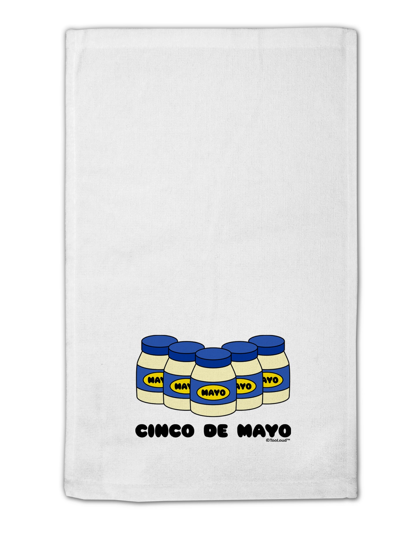 Cinco de Mayo - 5 Mayo Jars 11"x18" Dish Fingertip Towel by TooLoud-Fingertip Towel-TooLoud-White-Davson Sales