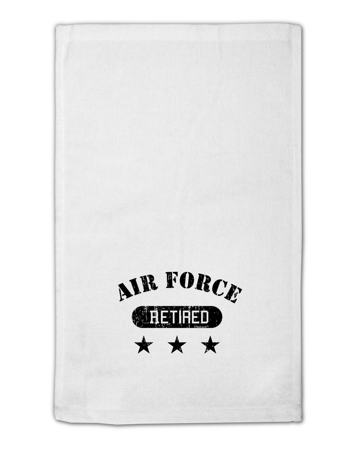 Retired Air Force 11"x18" Dish Fingertip Towel by TooLoud-Fingertip Towel-TooLoud-White-Davson Sales