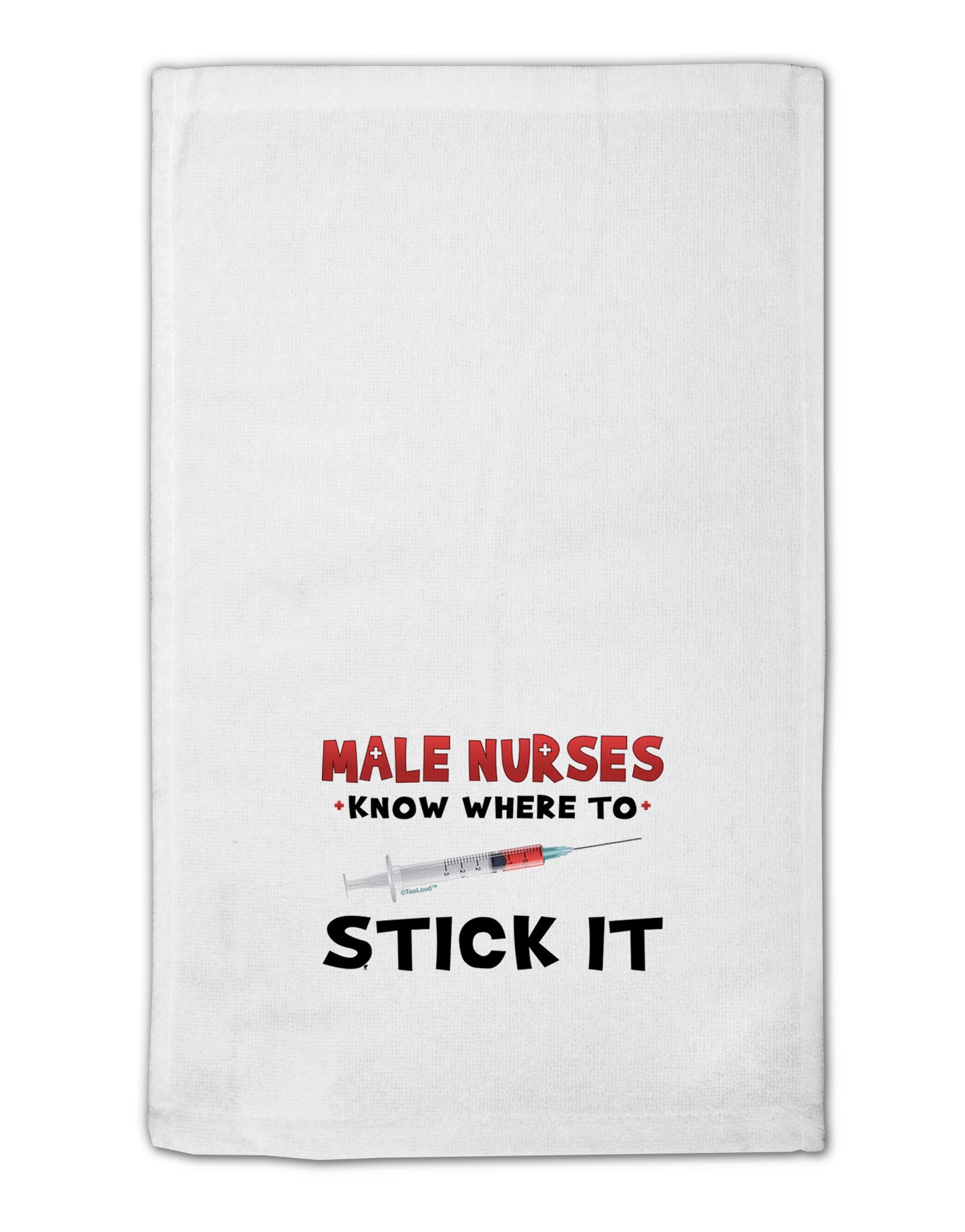 Male Nurses - Stick It 11"x18" Dish Fingertip Towel-Fingertip Towel-TooLoud-White-Davson Sales