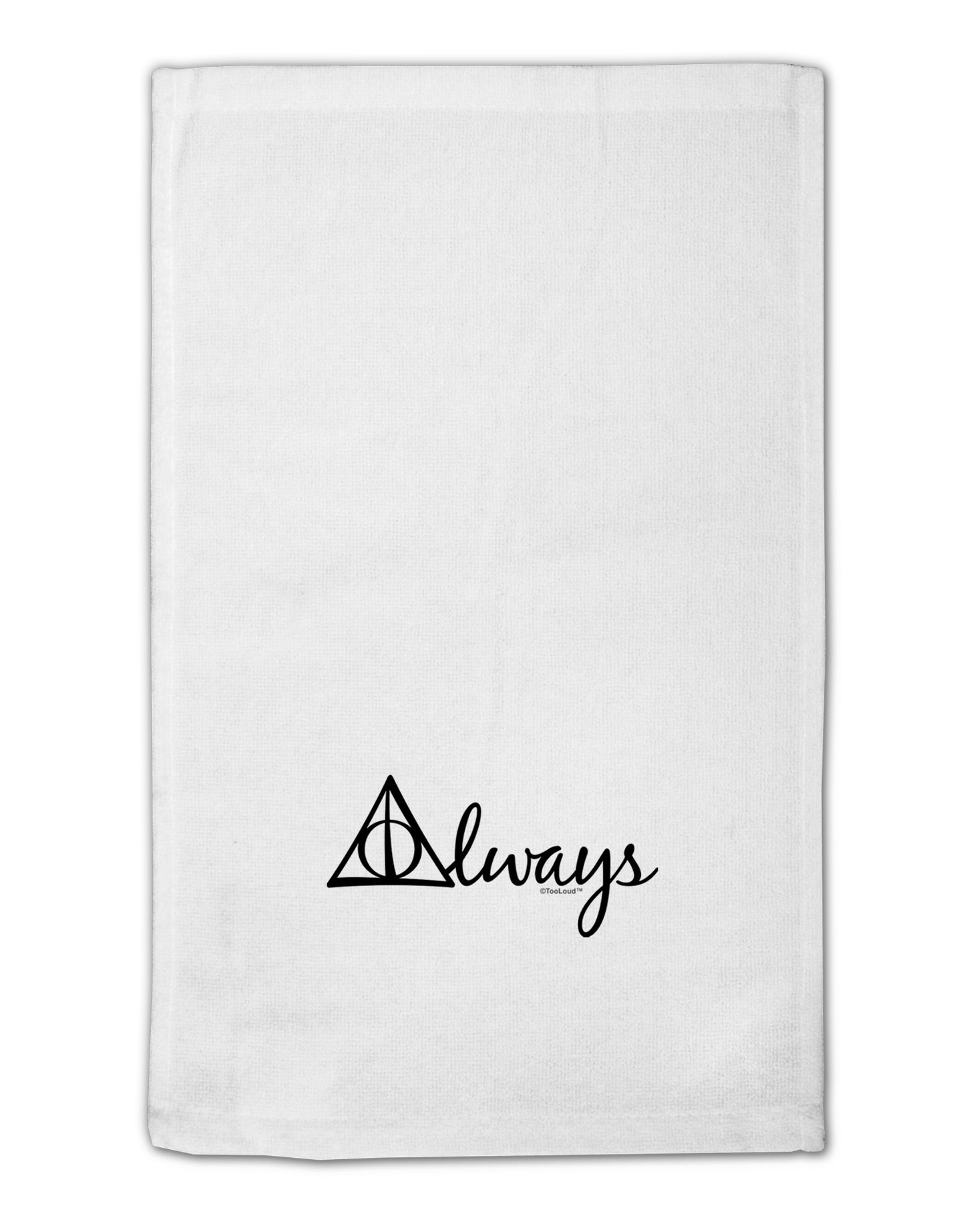 Always Magic Symbol Cursive 11"x18" Dish Fingertip Towel by TooLoud-Fingertip Towel-TooLoud-White-Davson Sales