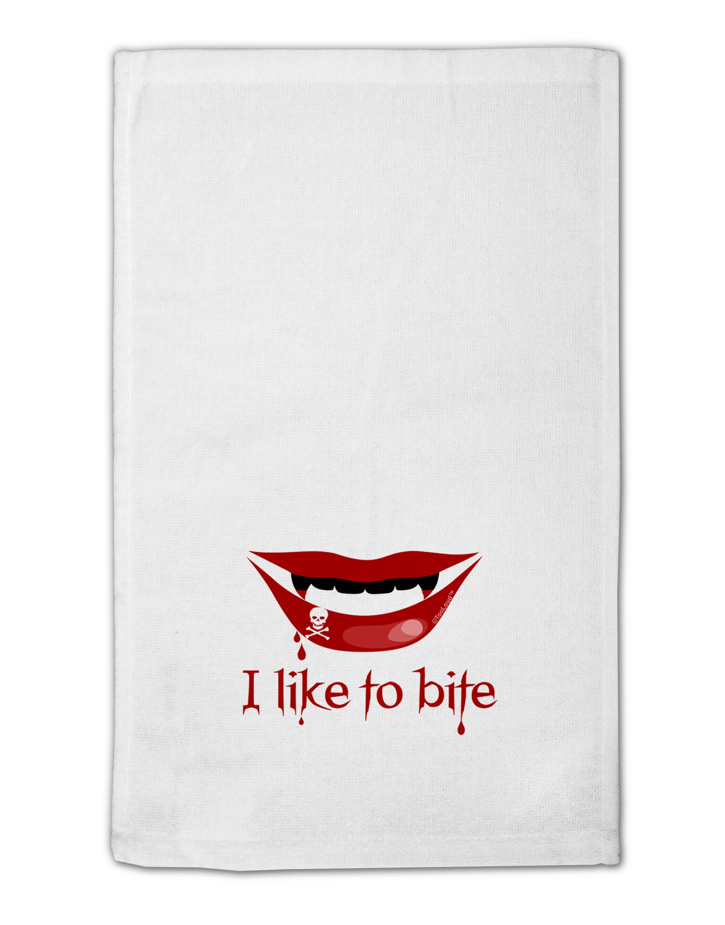Like to Bite 11"x18" Dish Fingertip Towel-Fingertip Towel-TooLoud-White-Davson Sales