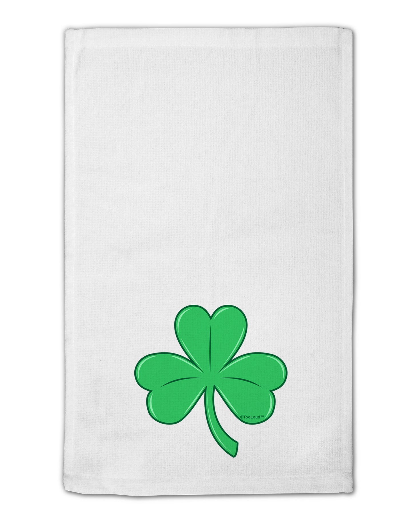 Shamrock Vector Design 11"x18" Dish Fingertip Towel by TooLoud-Fingertip Towel-TooLoud-White-Davson Sales
