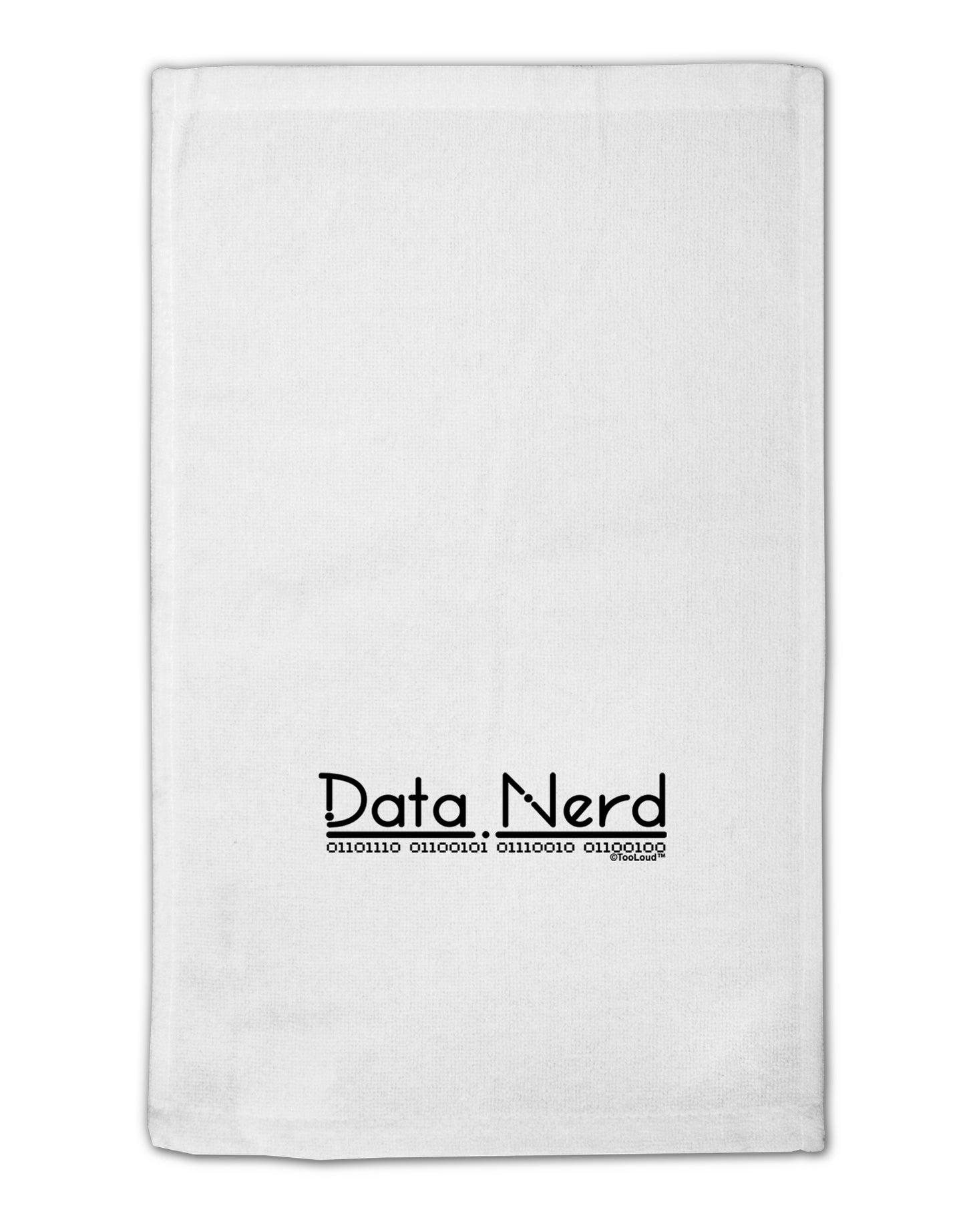 Data Nerd 11"x18" Dish Fingertip Towel by TooLoud-Fingertip Towel-TooLoud-White-Davson Sales