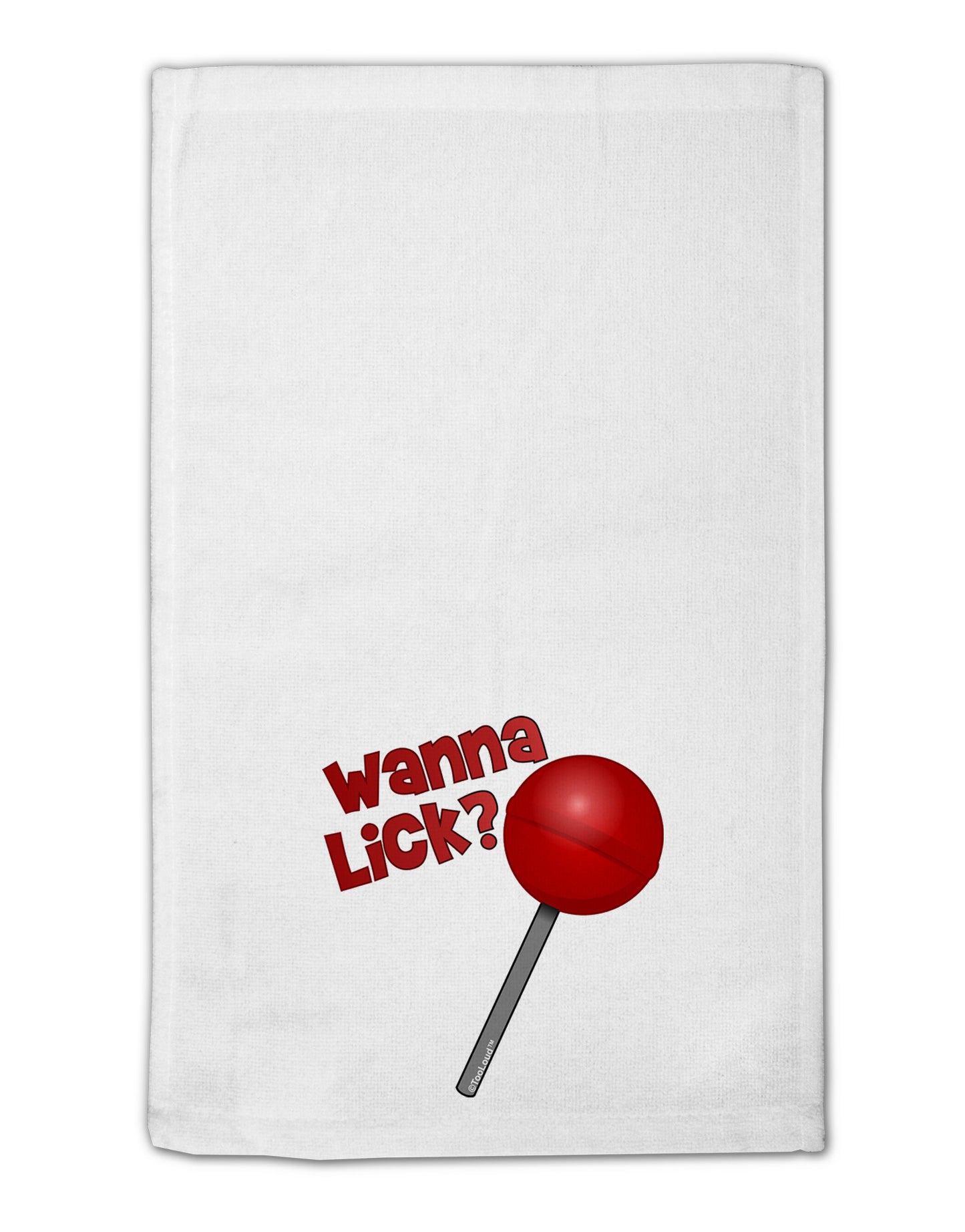 Wanna Lick Lollipop 11"x18" Dish Fingertip Towel-Fingertip Towel-TooLoud-White-Davson Sales