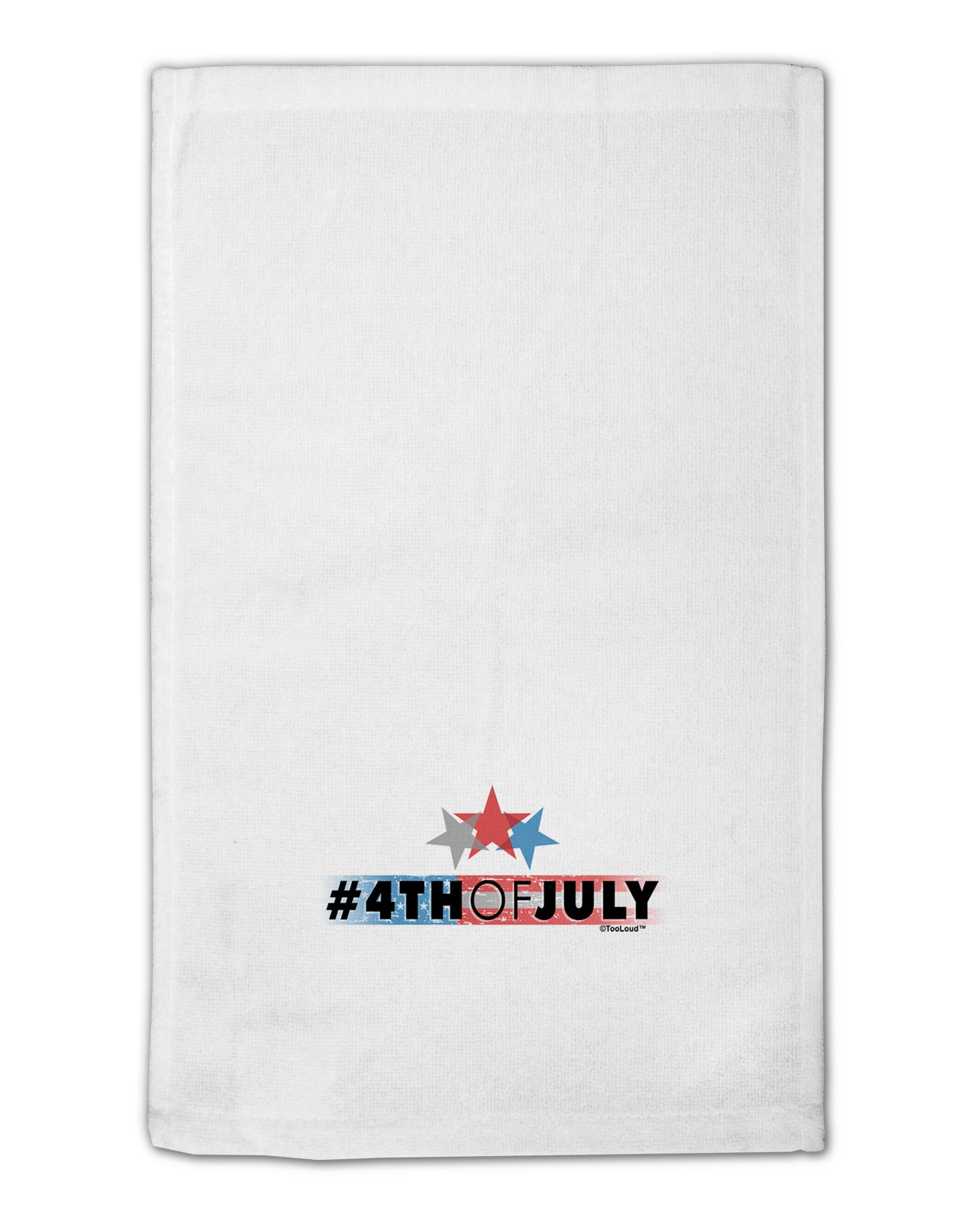 Hashtag 4th Of July 11"x18" Dish Fingertip Towel-Fingertip Towel-TooLoud-White-Davson Sales