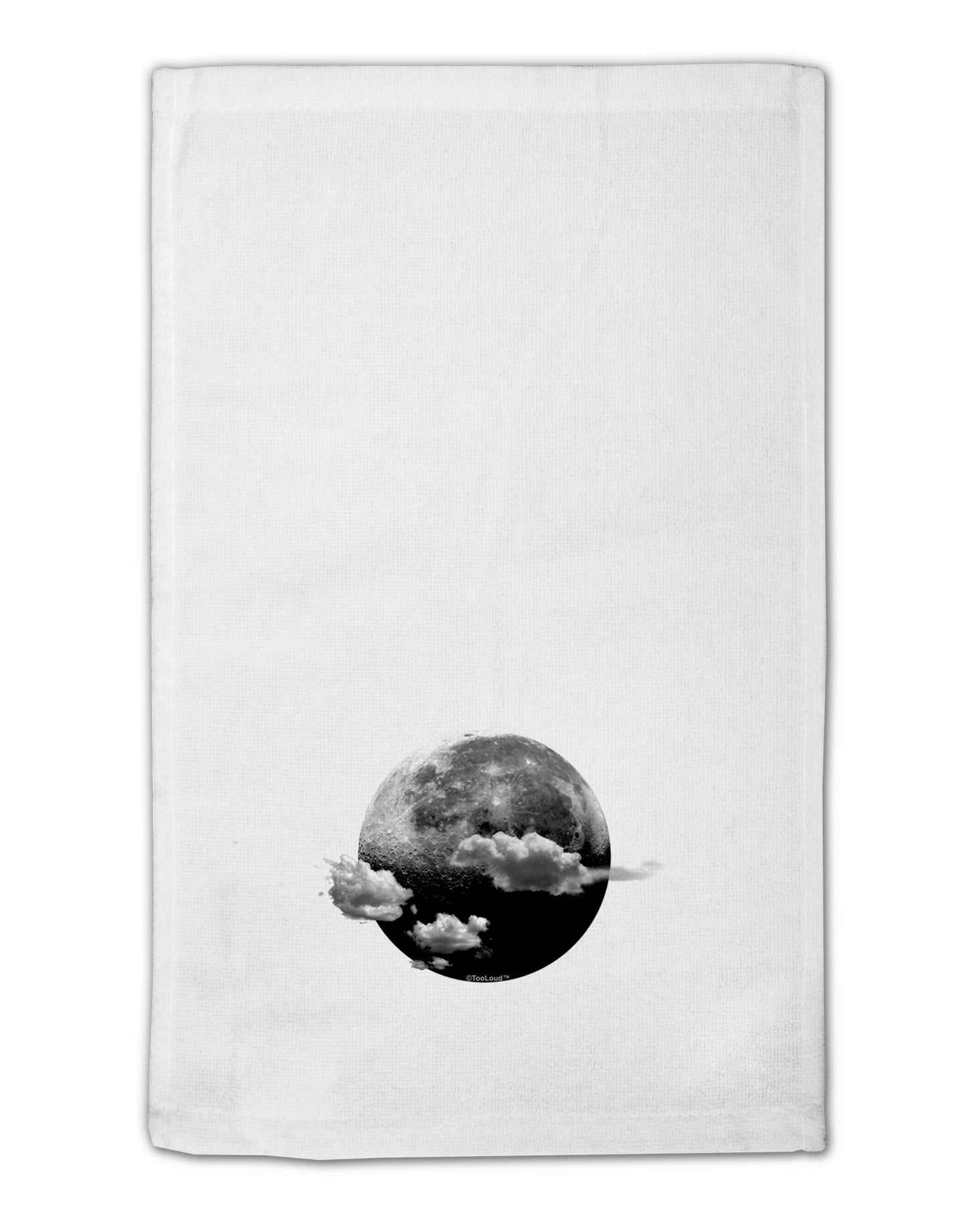 Moon Dream Earth 11"x18" Dish Fingertip Towel-Fingertip Towel-TooLoud-White-Davson Sales