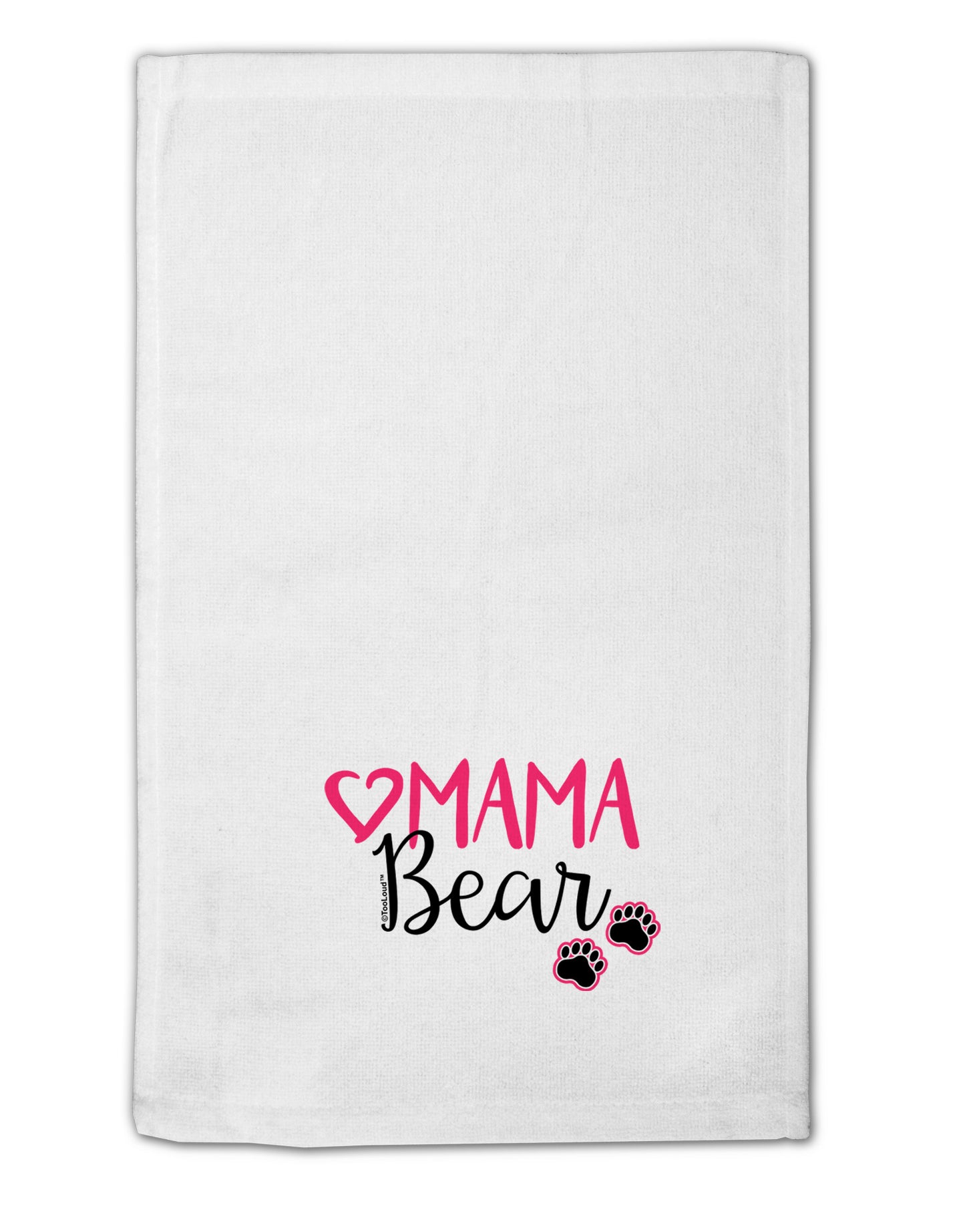Mama Bear Paws 11"x18" Dish Fingertip Towel-Fingertip Towel-TooLoud-White-Davson Sales
