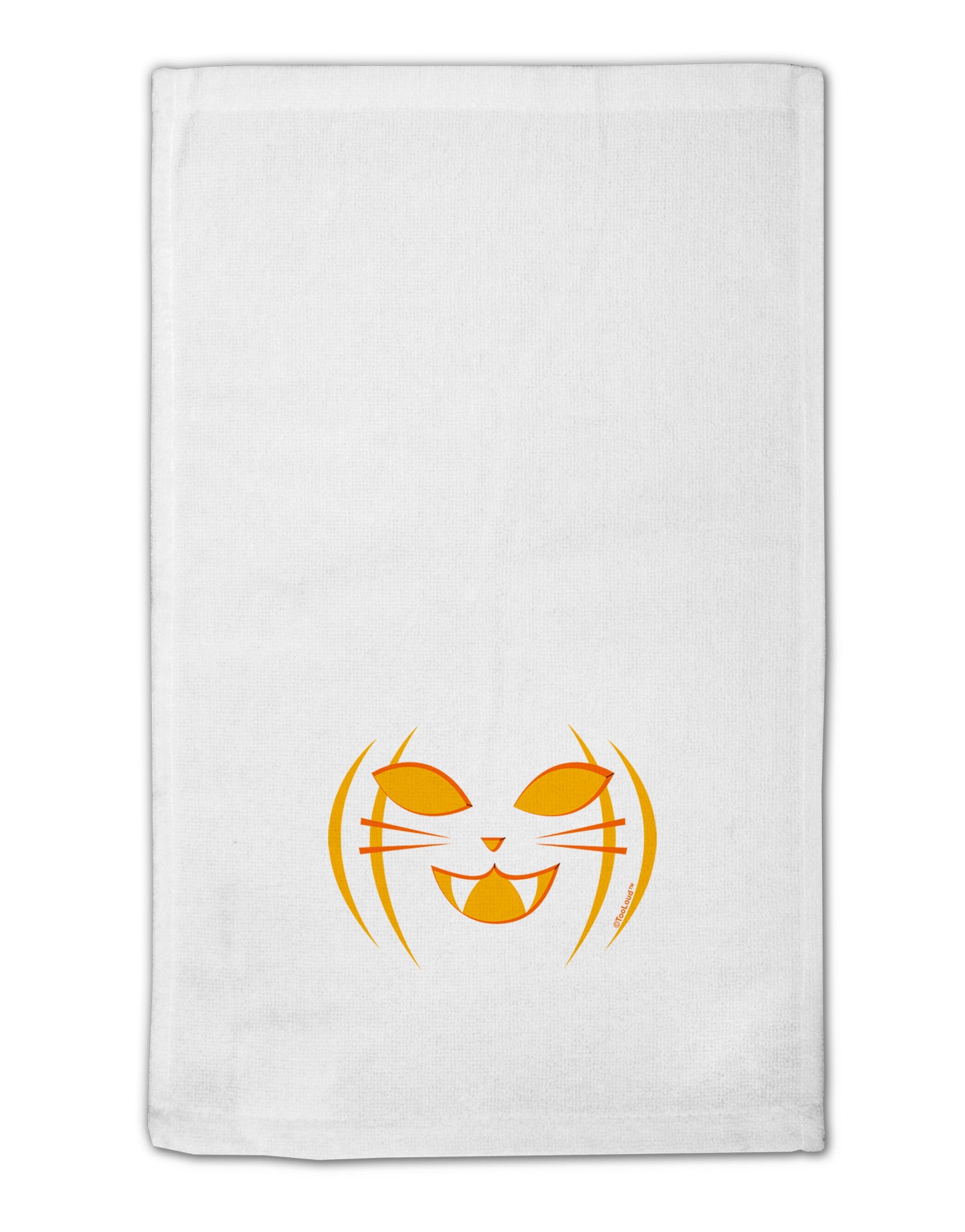 Cat-O-Lantern 11"x18" Dish Fingertip Towel-Fingertip Towel-TooLoud-White-Davson Sales