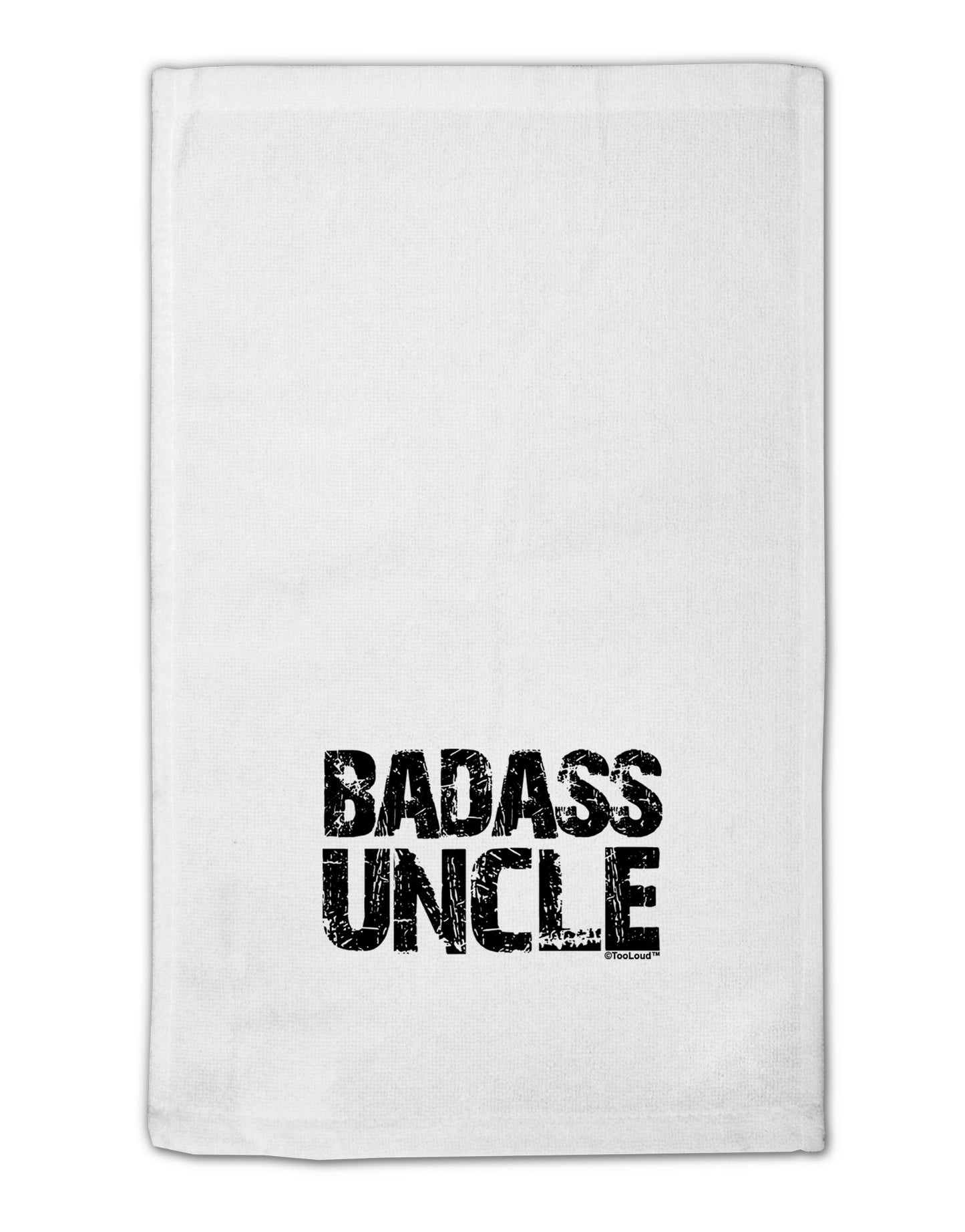 Badass Uncle 11"x18" Dish Fingertip Towel by TooLoud-Fingertip Towel-TooLoud-White-Davson Sales