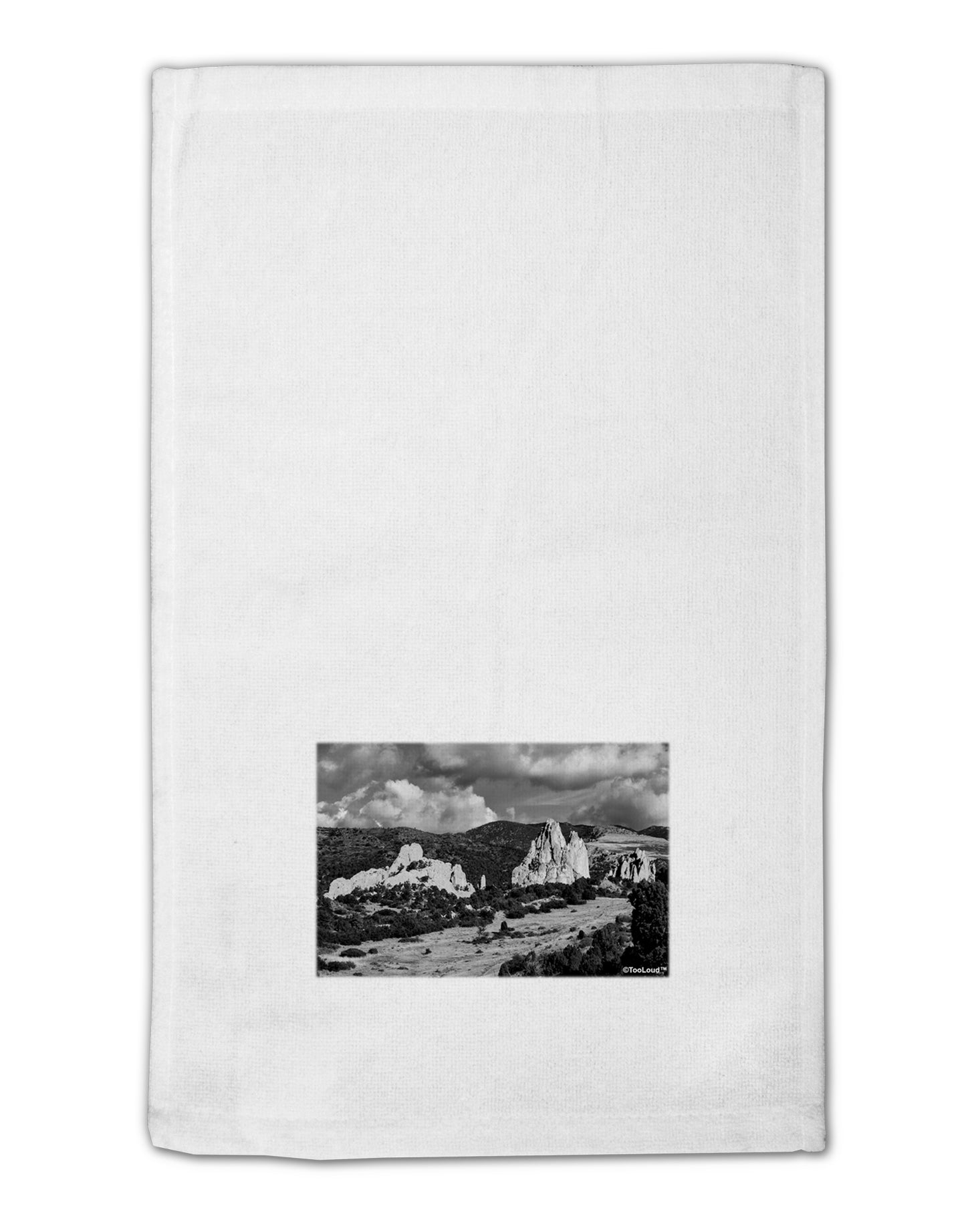 CO Mountain Forest Scene 11"x18" Dish Fingertip Towel by TooLoud-Fingertip Towel-TooLoud-White-Davson Sales