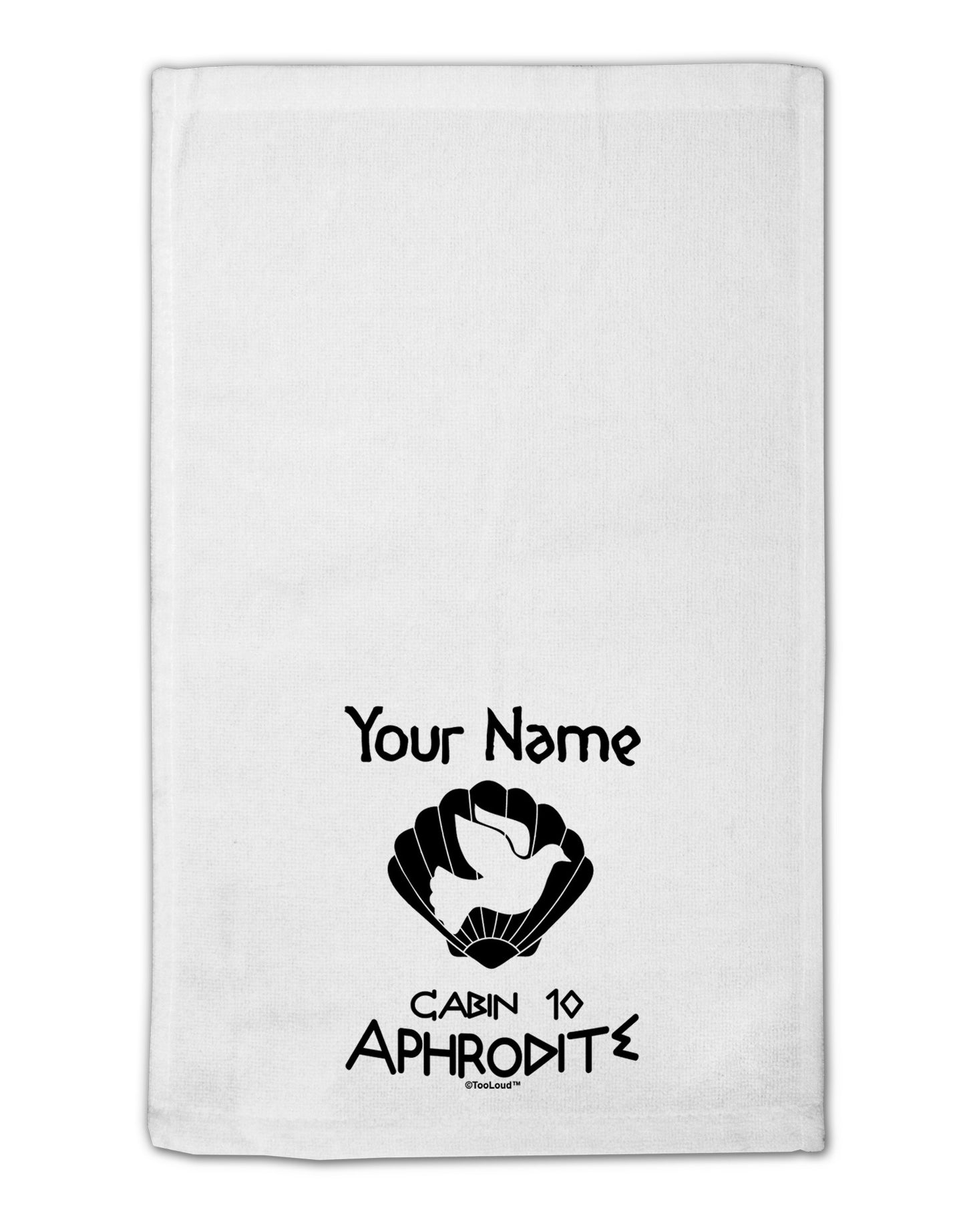 Personalized Cabin 10 Aphrodite 11"x18" Dish Fingertip Towel-Fingertip Towel-TooLoud-White-Davson Sales