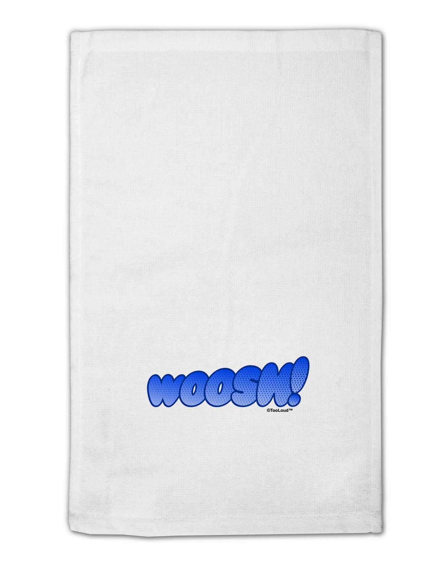 Onomatopoeia WOOSH 11"x18" Dish Fingertip Towel-Fingertip Towel-TooLoud-White-Davson Sales
