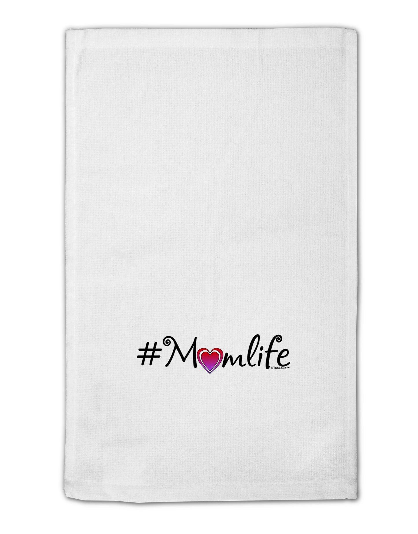 Hashtag Momlife 11"x18" Dish Fingertip Towel by TooLoud-Fingertip Towel-TooLoud-White-Davson Sales