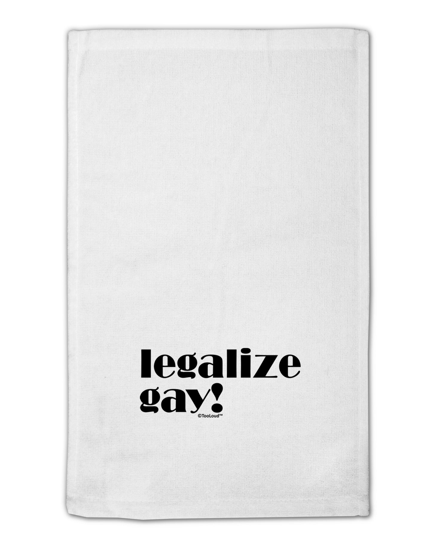 Legalize Gay 11"x18" Dish Fingertip Towel-Fingertip Towel-TooLoud-White-Davson Sales