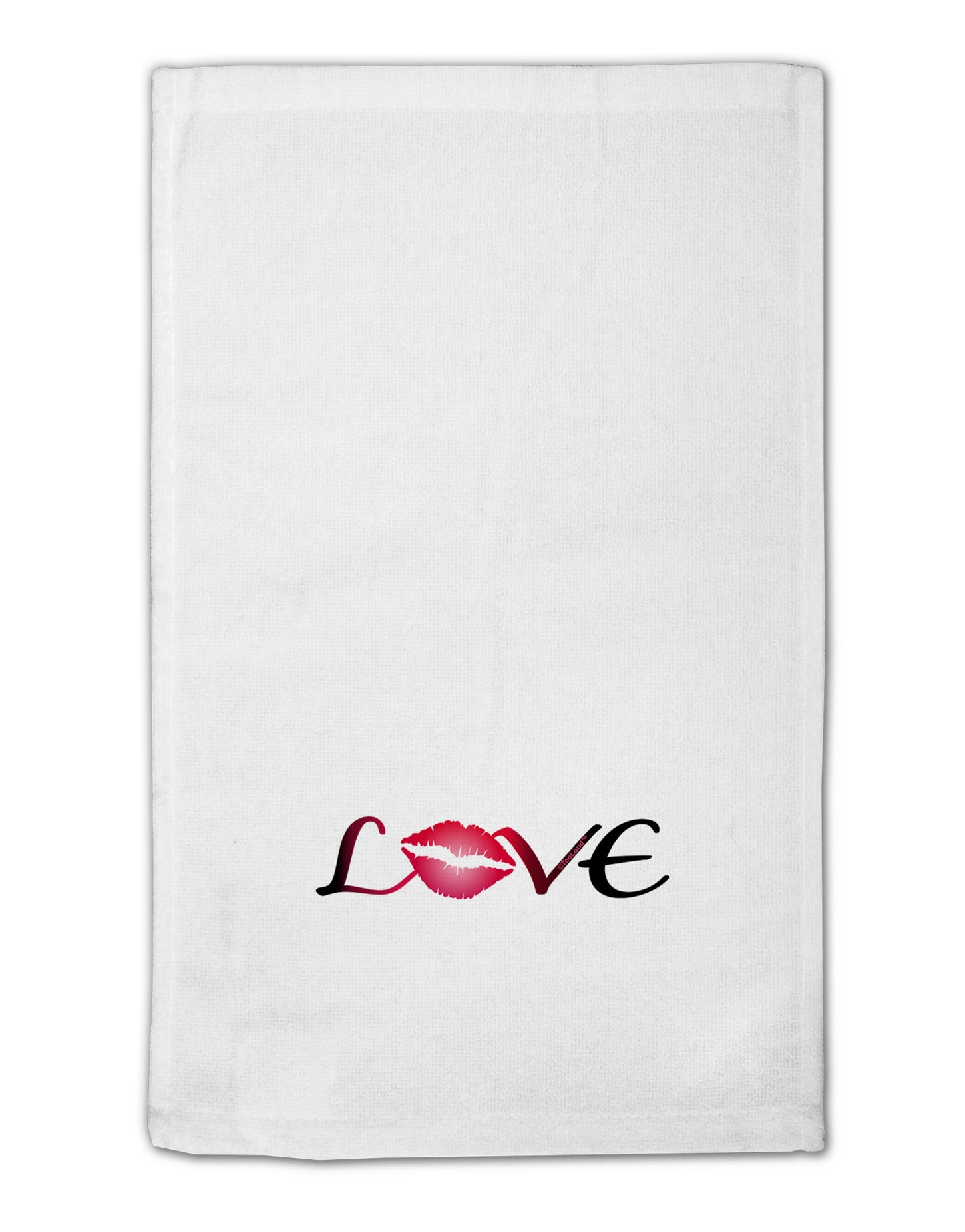 Love Kiss 11"x18" Dish Fingertip Towel-Fingertip Towel-TooLoud-White-Davson Sales