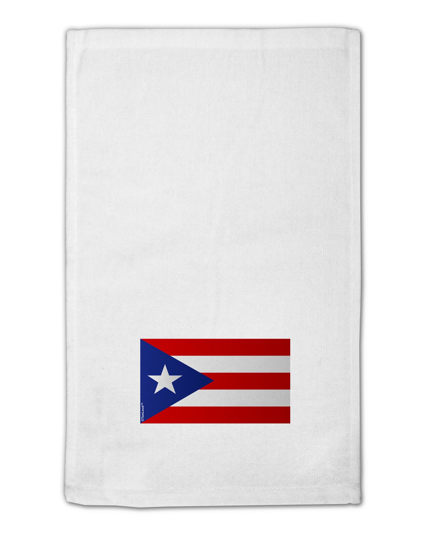 Puerto Rico Flag 11"x18" Dish Fingertip Towel-Fingertip Towel-TooLoud-White-Davson Sales