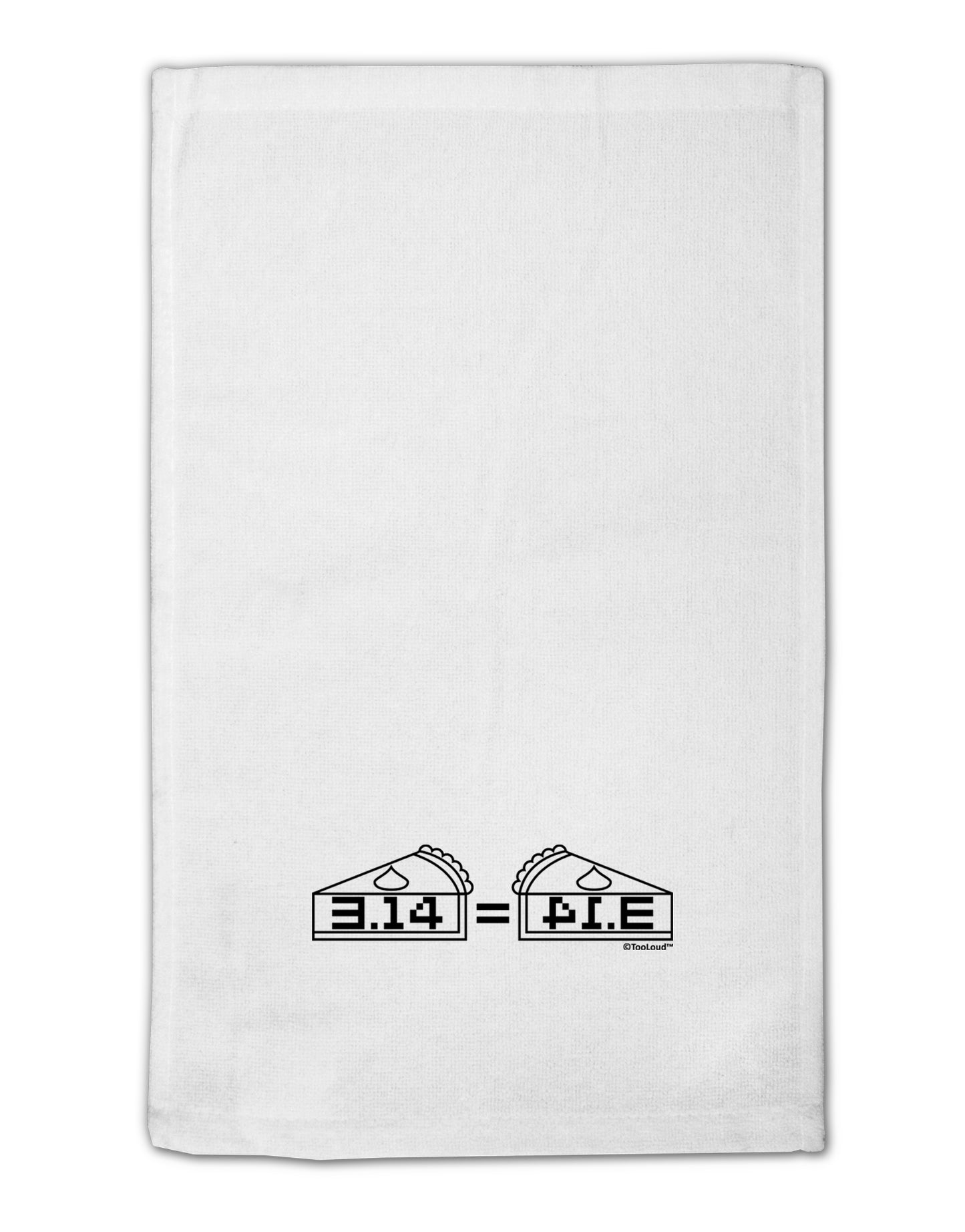 Pi Day Design - 314 Equals Pie Mirrored Pies 11"x18" Dish Fingertip Towel by TooLoud-Fingertip Towel-TooLoud-White-Davson Sales