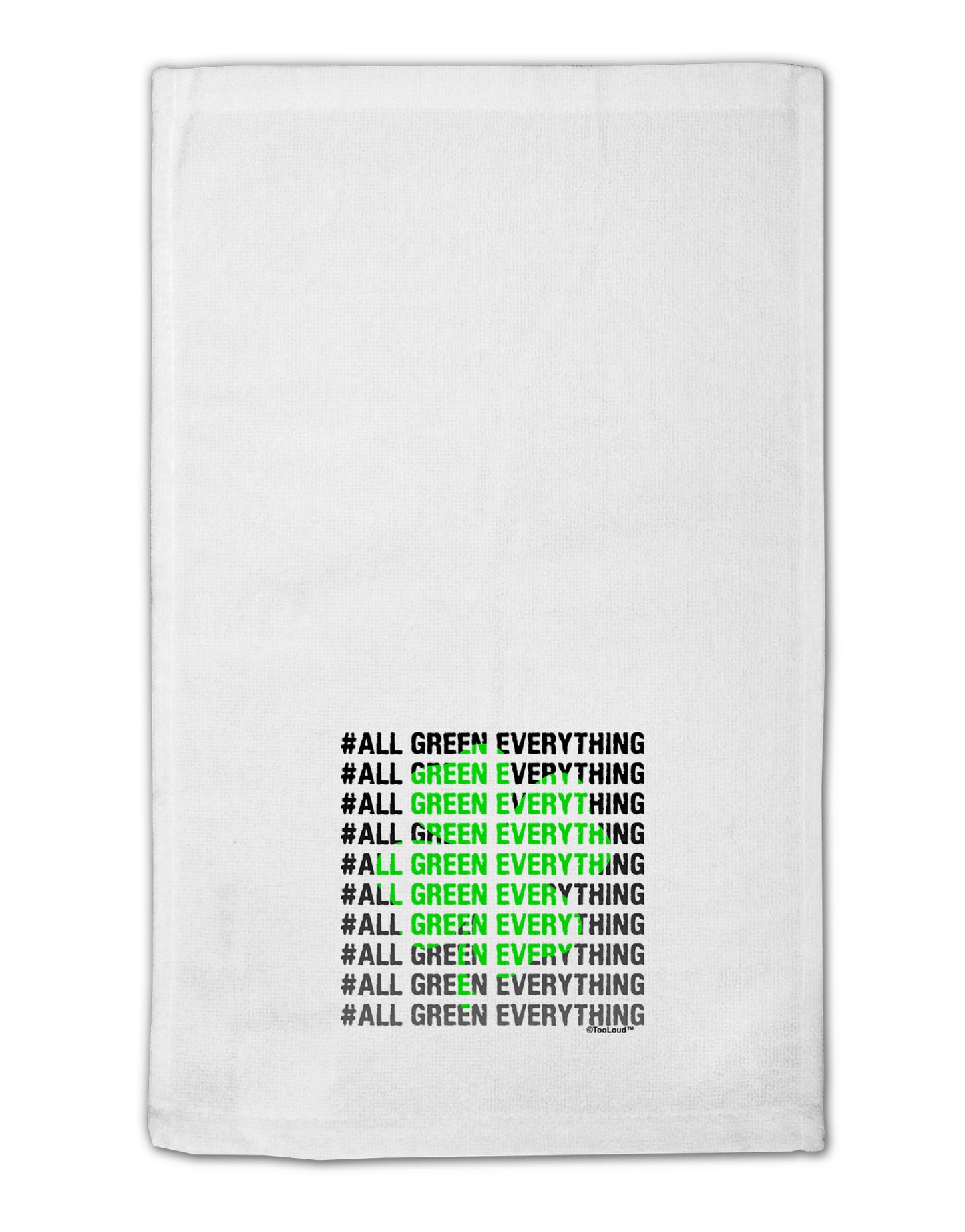 All Green Everything Clover 11"x18" Dish Fingertip Towel-Fingertip Towel-TooLoud-White-Davson Sales