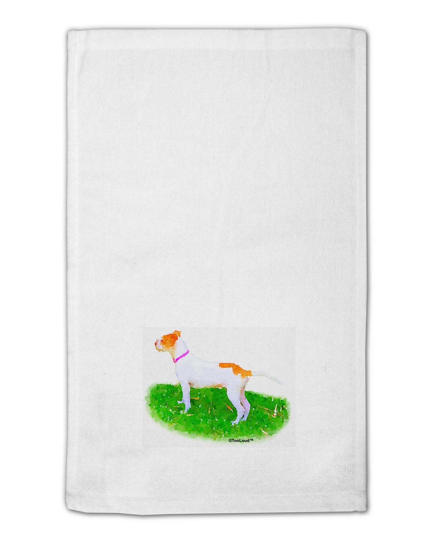 TooLoud Vigilant Dog Watercolor 11"x18" Dish Fingertip Towel-Fingertip Towel-TooLoud-White-Davson Sales