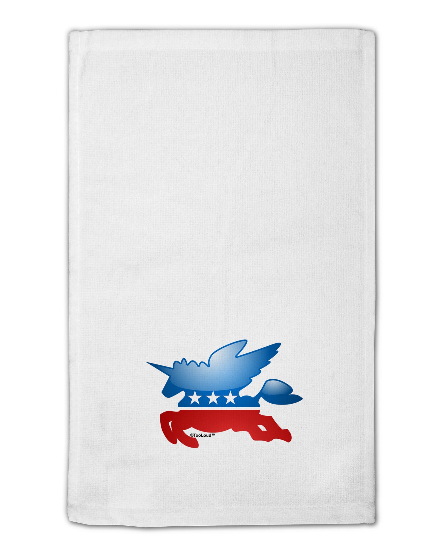 Unicorn Political Symbol 11"x18" Dish Fingertip Towel-Fingertip Towel-TooLoud-White-Davson Sales