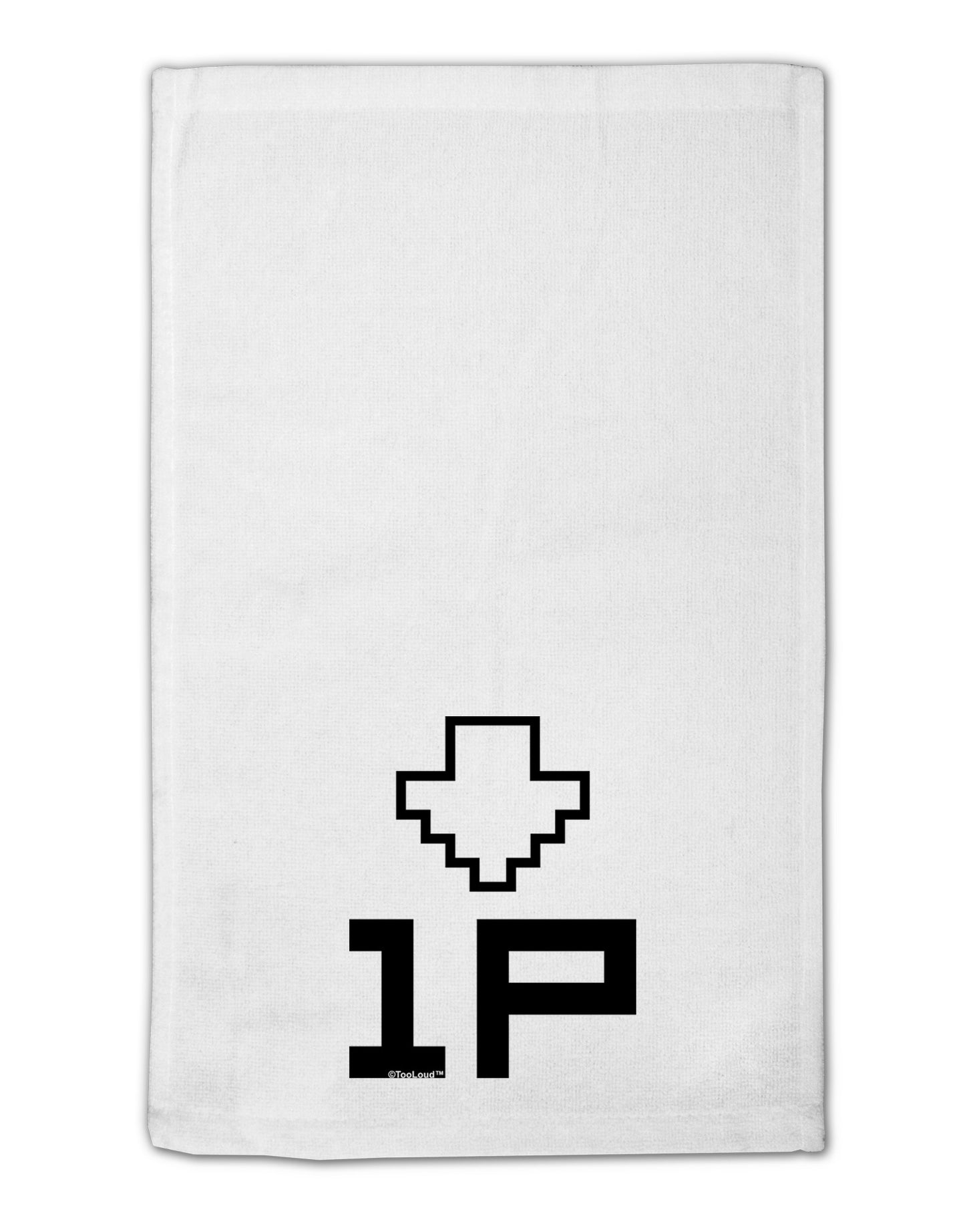 Player One Couples Design 11"x18" Dish Fingertip Towel-Fingertip Towel-TooLoud-White-Davson Sales