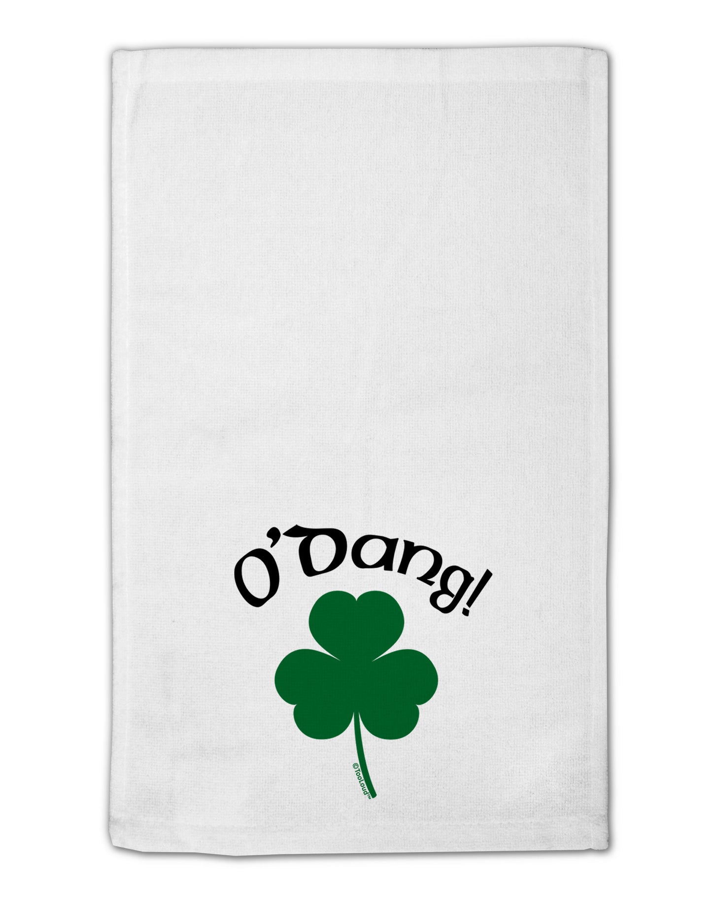 O'Dang - St Patrick's Day 11"x18" Dish Fingertip Towel-Fingertip Towel-TooLoud-White-Davson Sales