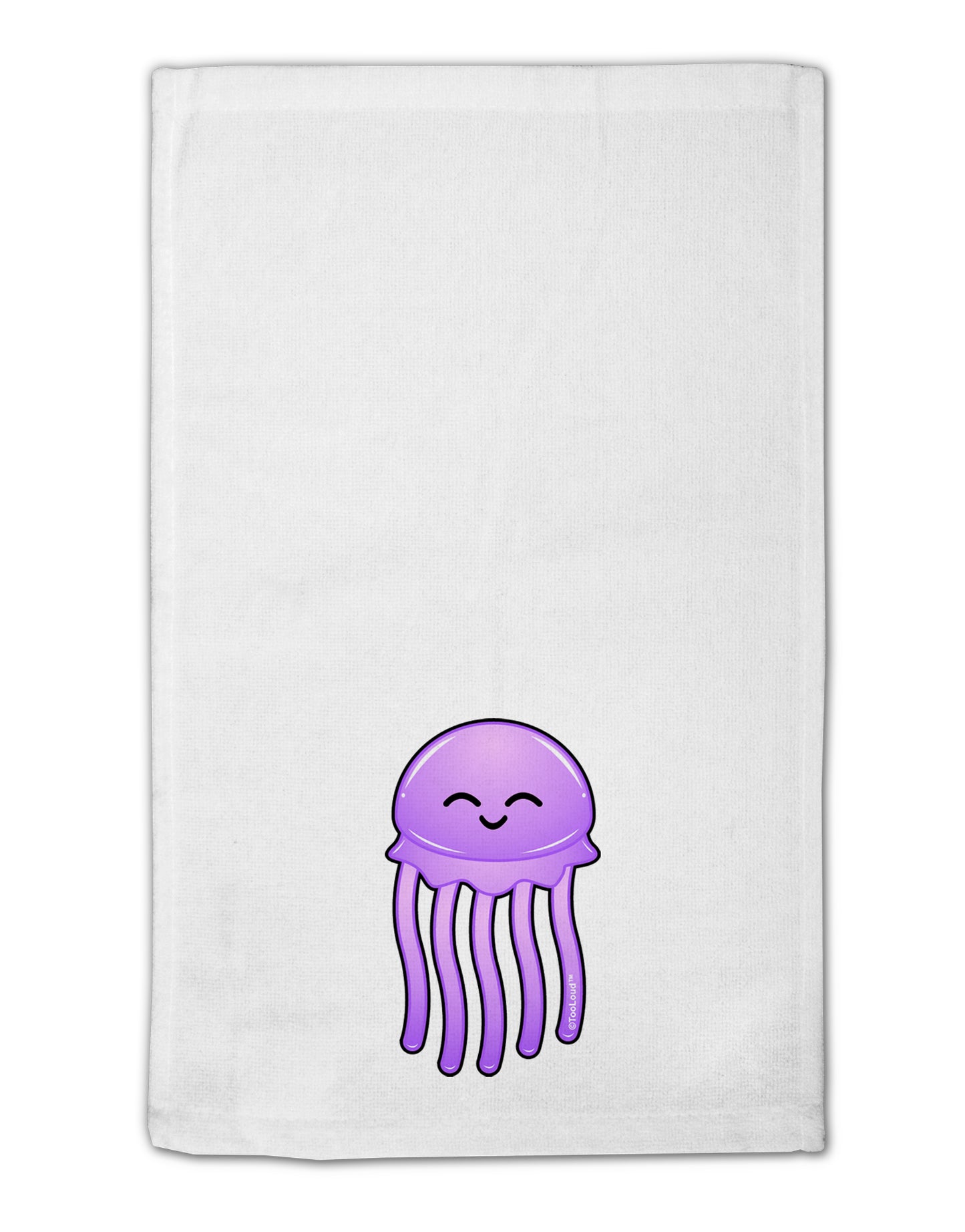 Cute Jellyfish 11"x18" Dish Fingertip Towel by TooLoud-Fingertip Towel-TooLoud-White-Davson Sales