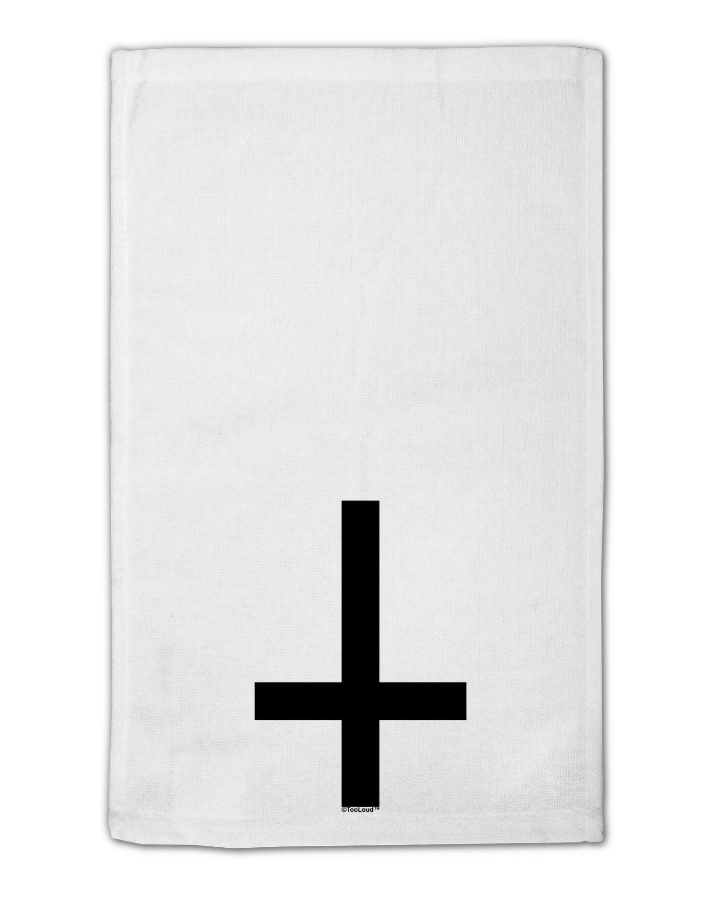 Inverted Cross 11"x18" Dish Fingertip Towel-Fingertip Towel-TooLoud-White-Davson Sales